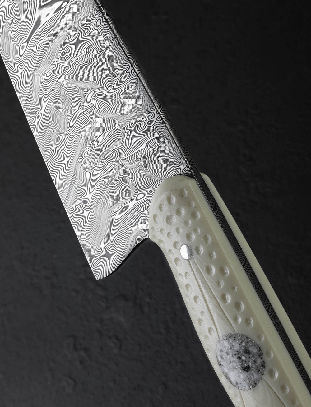 Don Carlos Andrade - California Chef & Gyuto French Lunar Damasteel Chef 206mm