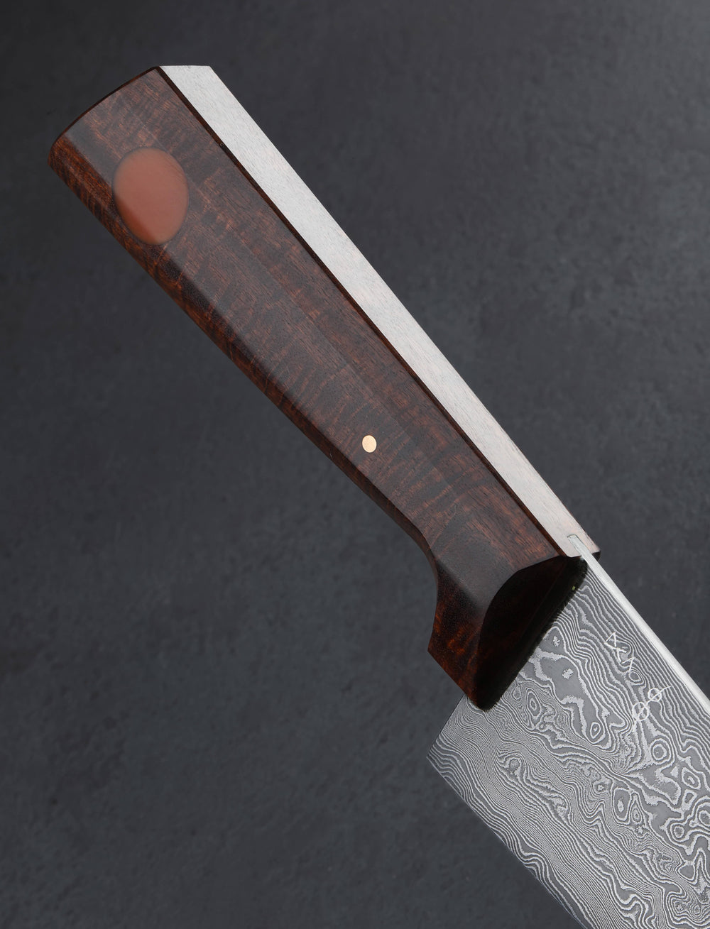 Don Carlos Andrade - California Chef & Gyuto Gidgee Damascus Gyutesuki 202mm