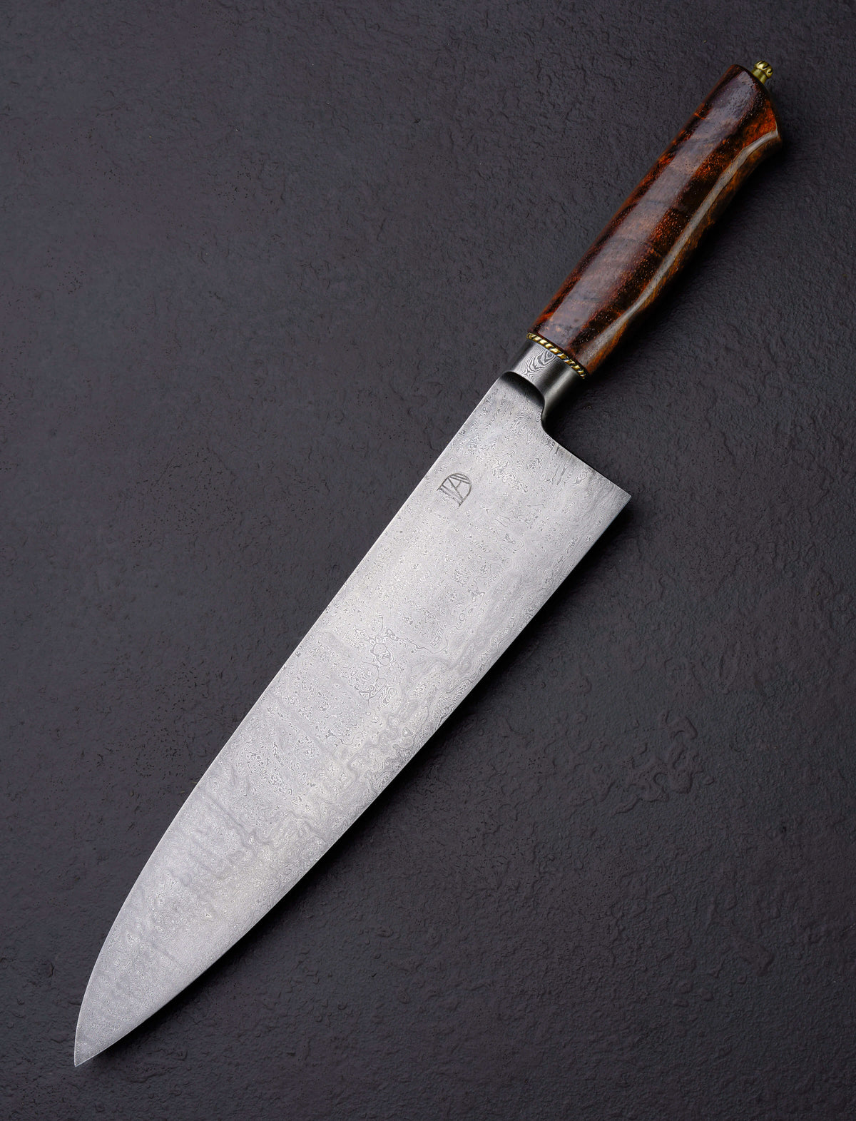 Dylan Ambrosini - Illinois Chef & Gyuto Crowned Walnut Chef 223mm