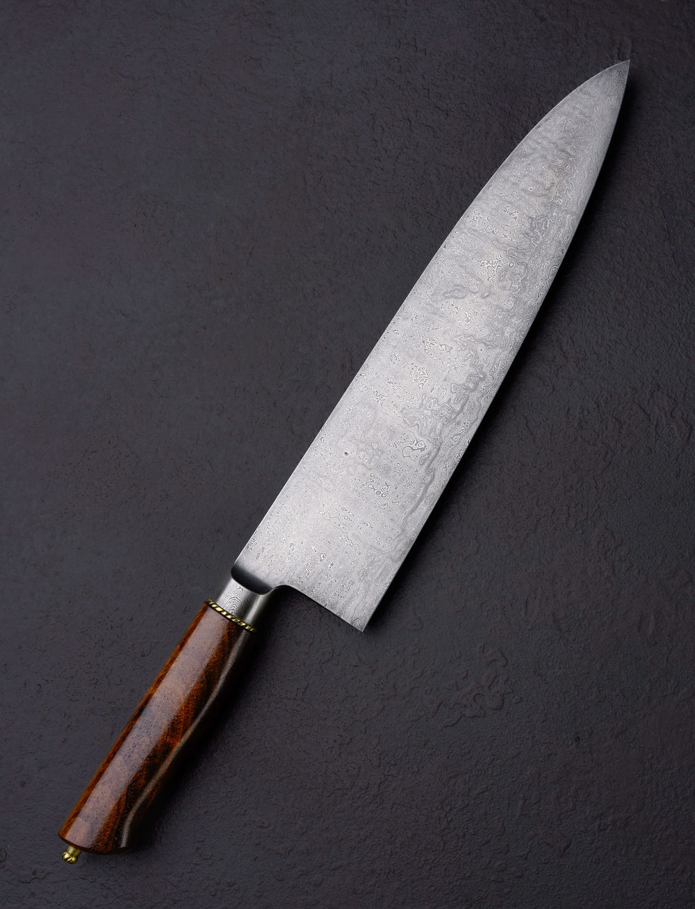 Dylan Ambrosini - Illinois Chef & Gyuto Crowned Walnut Chef 223mm
