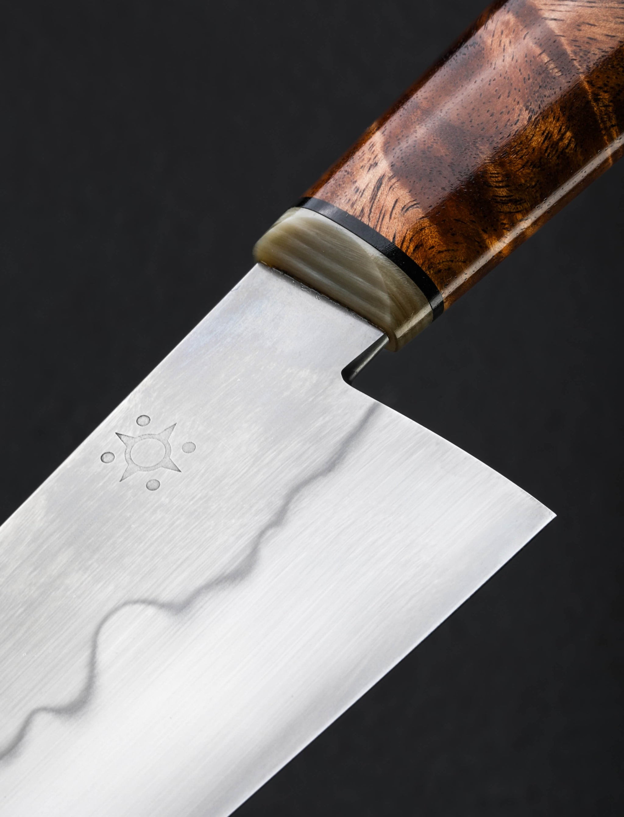 Emiliano Carrillo - New Jersey Chef & Gyuto Black Walnut Honyaki Gyuto 200mm