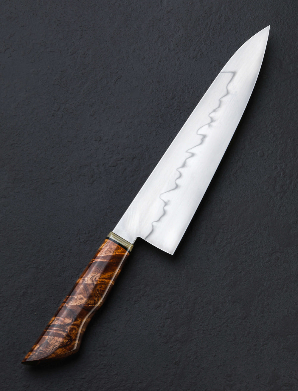 Emiliano Carrillo - New Jersey Chef & Gyuto Black Walnut Honyaki Gyuto 200mm
