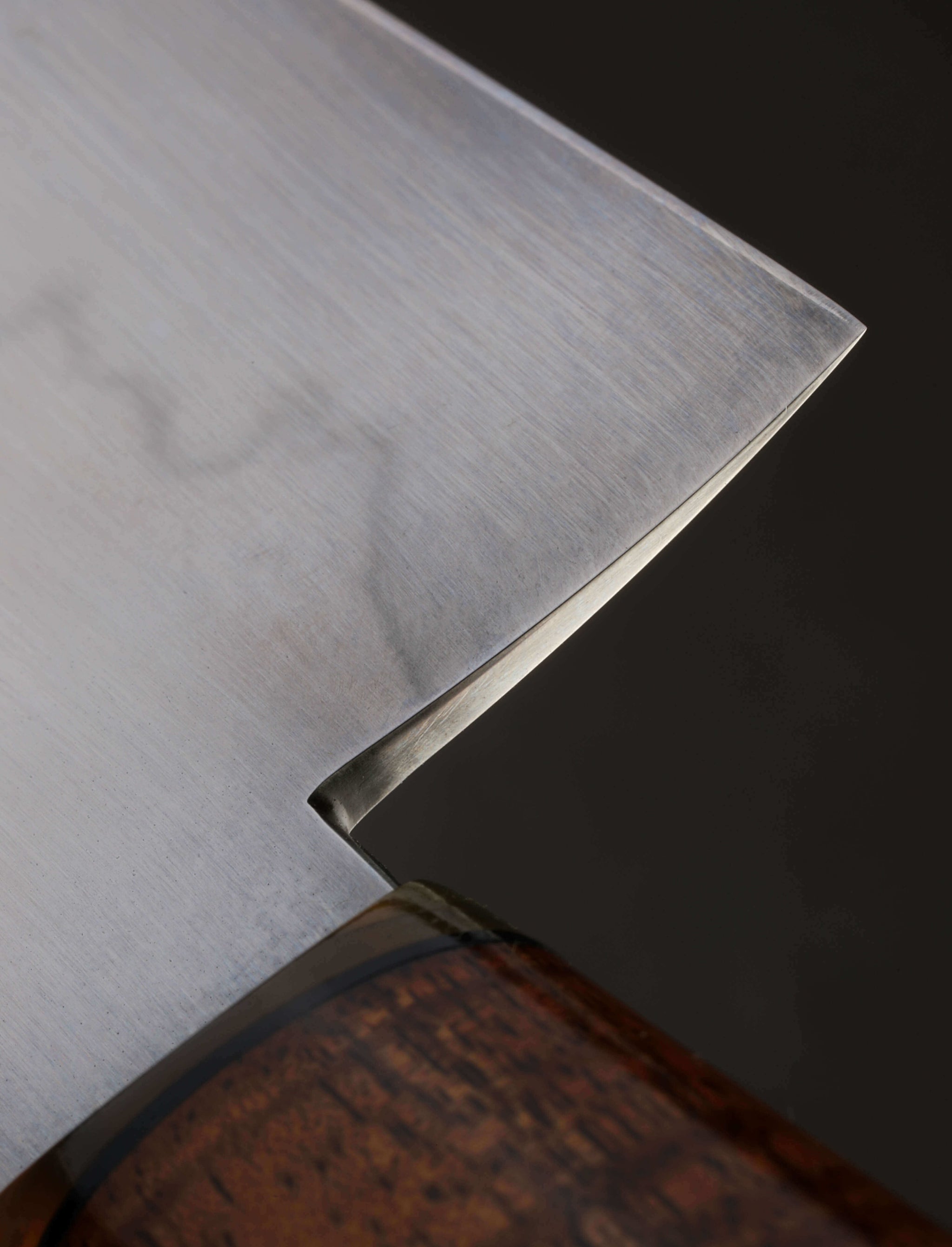 Emiliano Carrillo - New Jersey Chef & Gyuto Koa Horn Honyaki Slicer 222mm