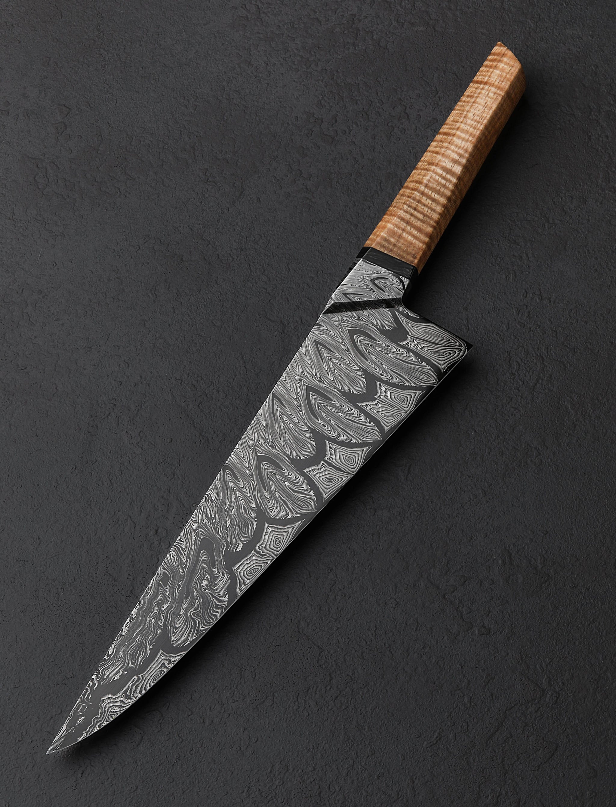 Gabe Fletcher - Alaska Chef & Gyuto Marbled Koa Chef 248mm