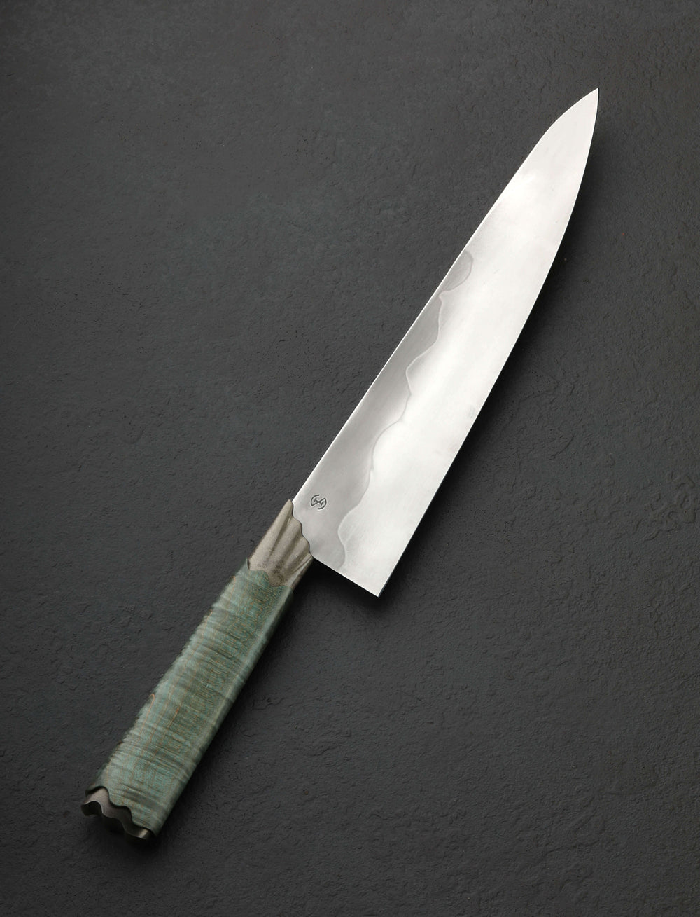 Isaiah Schroeder - Wisconsin Chef & Gyuto Seafoam Waves Chef 240mm