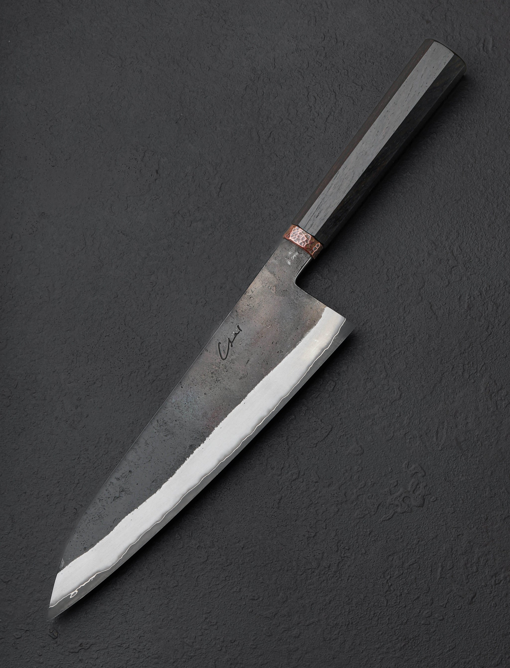 Isal Triado - Spain Chef & Gyuto Blackwood Copper Gyuto 209mm