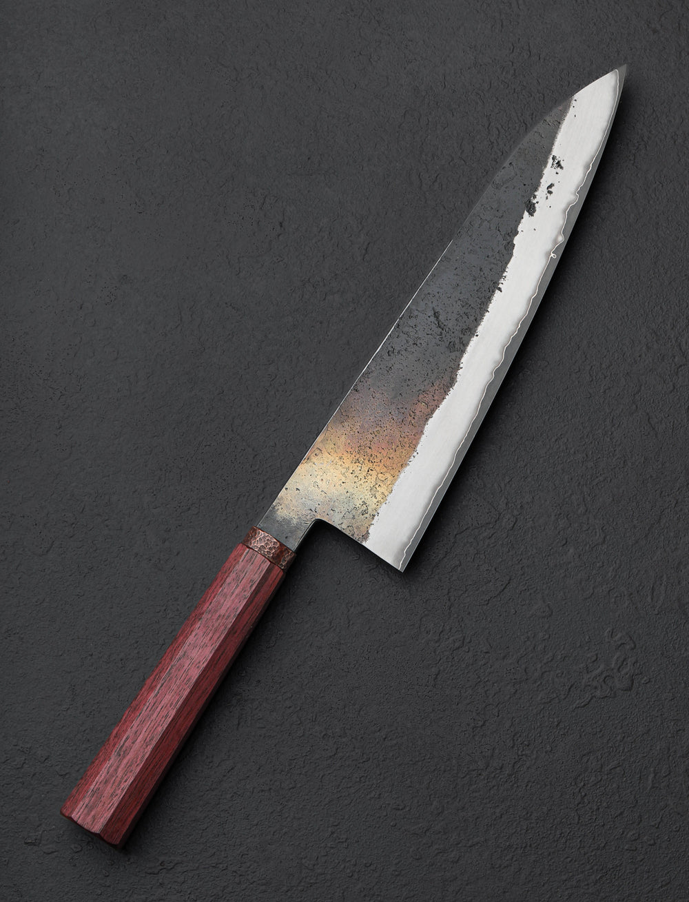 Isal Triado - Spain Chef & Gyuto Purpleheart Copper Gyuto 208mm