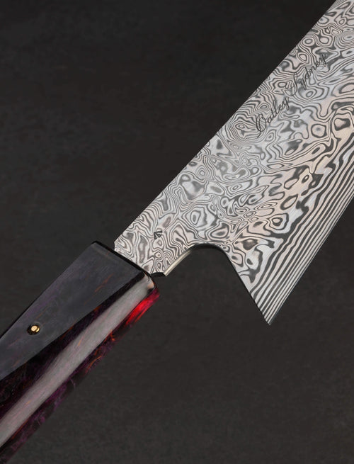 James Oatley - Australia Chef & Gyuto Magenta Flames Gyuto 186mm