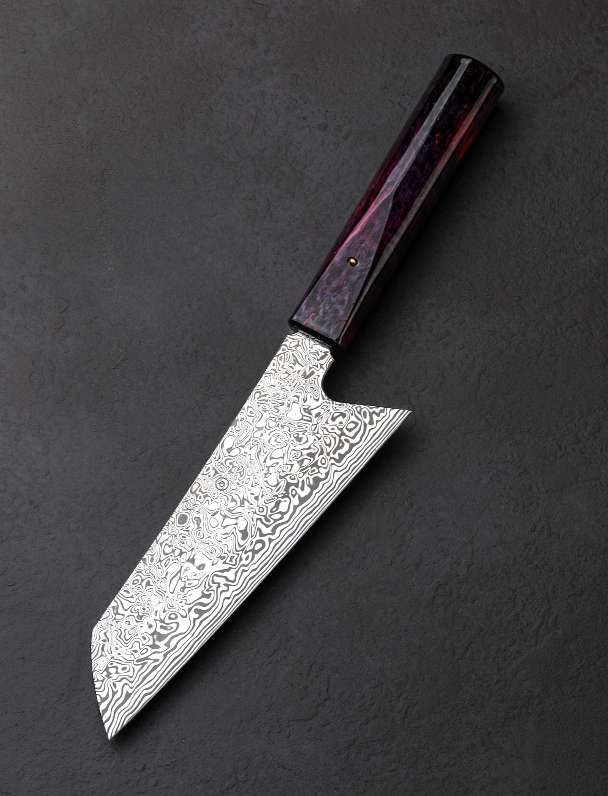 James Oatley - Australia Chef & Gyuto Magenta Flames Gyuto 186mm