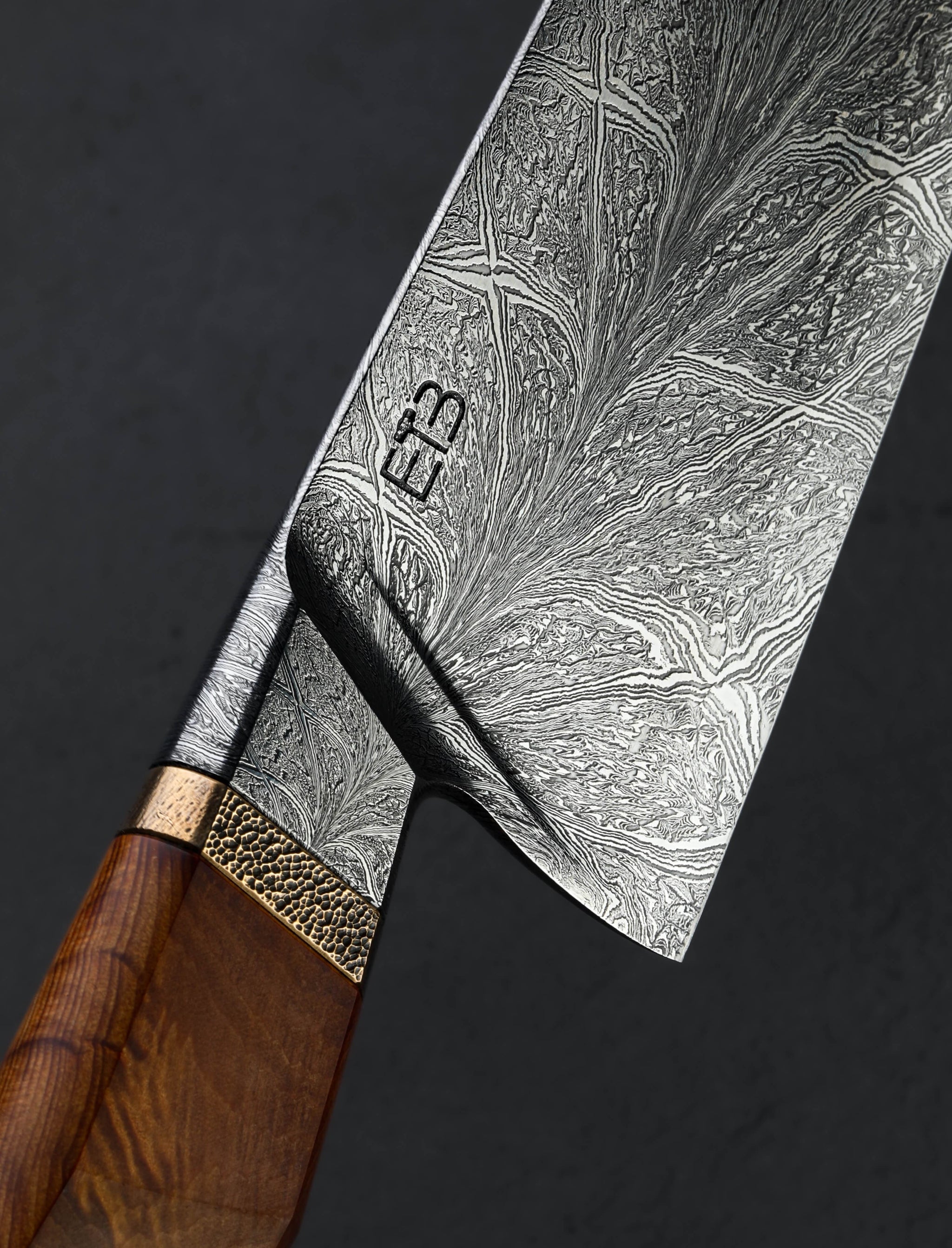 Jason Ellard - Tasmania Chef & Gyuto Brass Solstice Chef 247mm