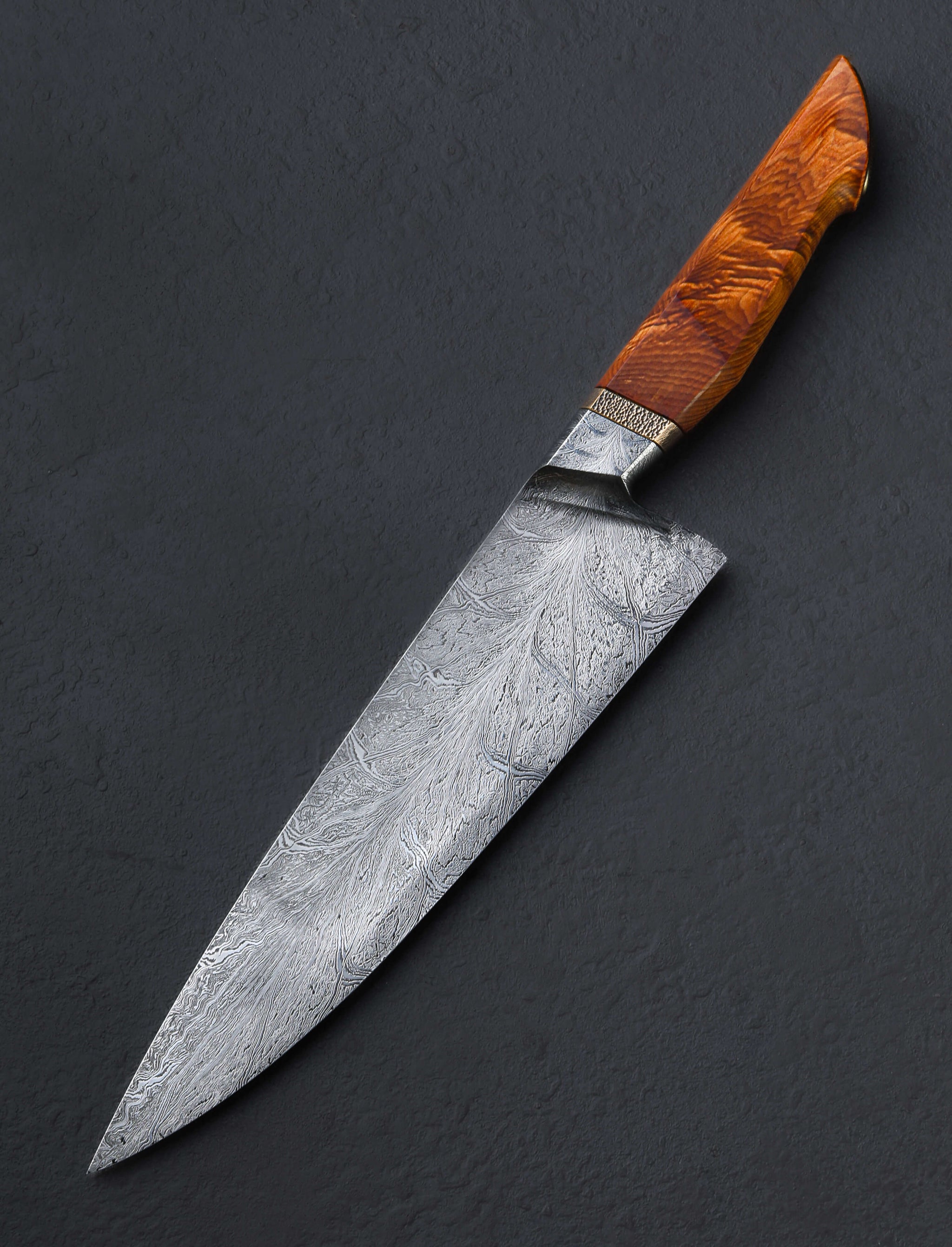 Jason Ellard - Tasmania Chef & Gyuto Brass Solstice Chef 247mm
