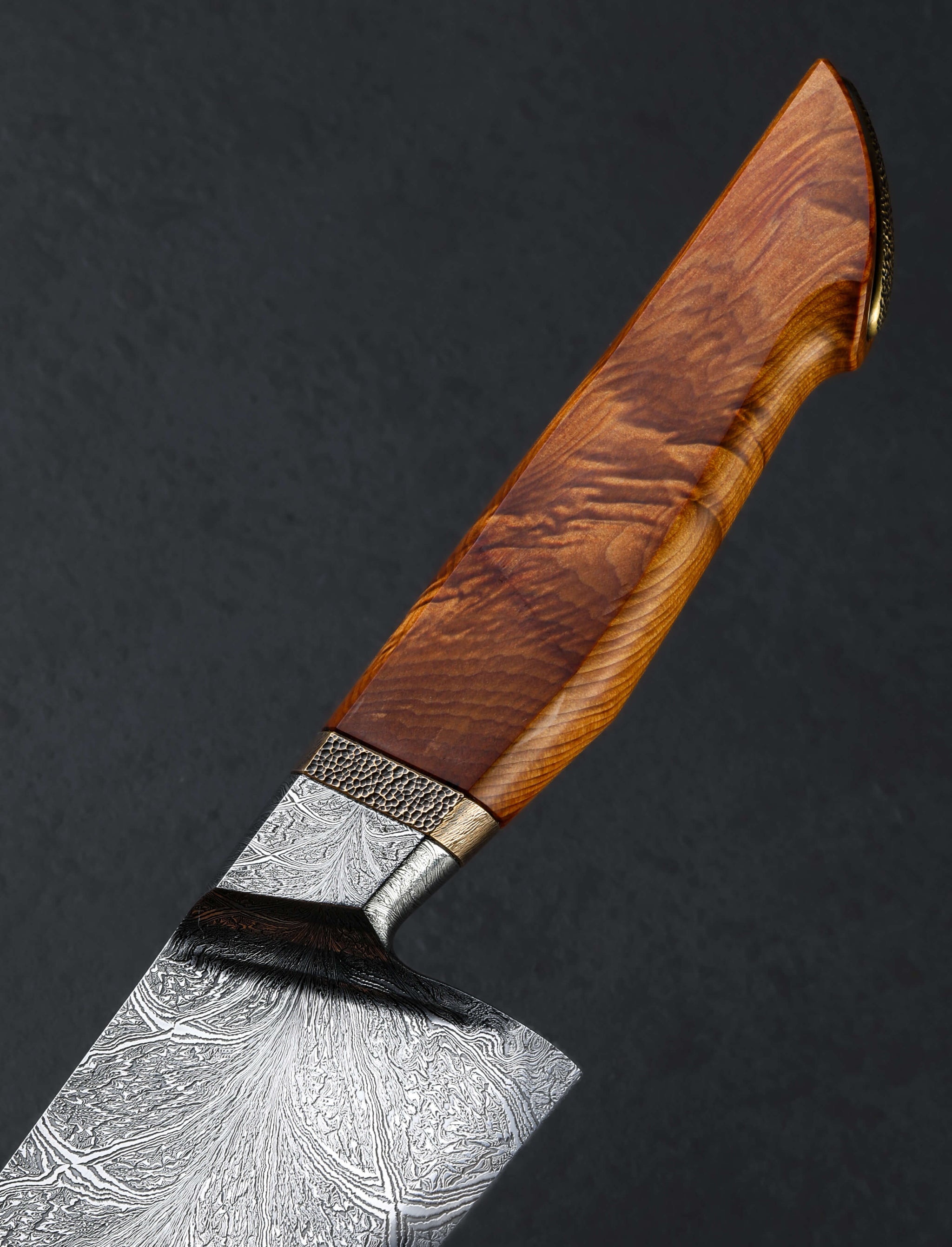 Jason Ellard - Tasmania Chef & Gyuto Brass Solstice Chef 247mm
