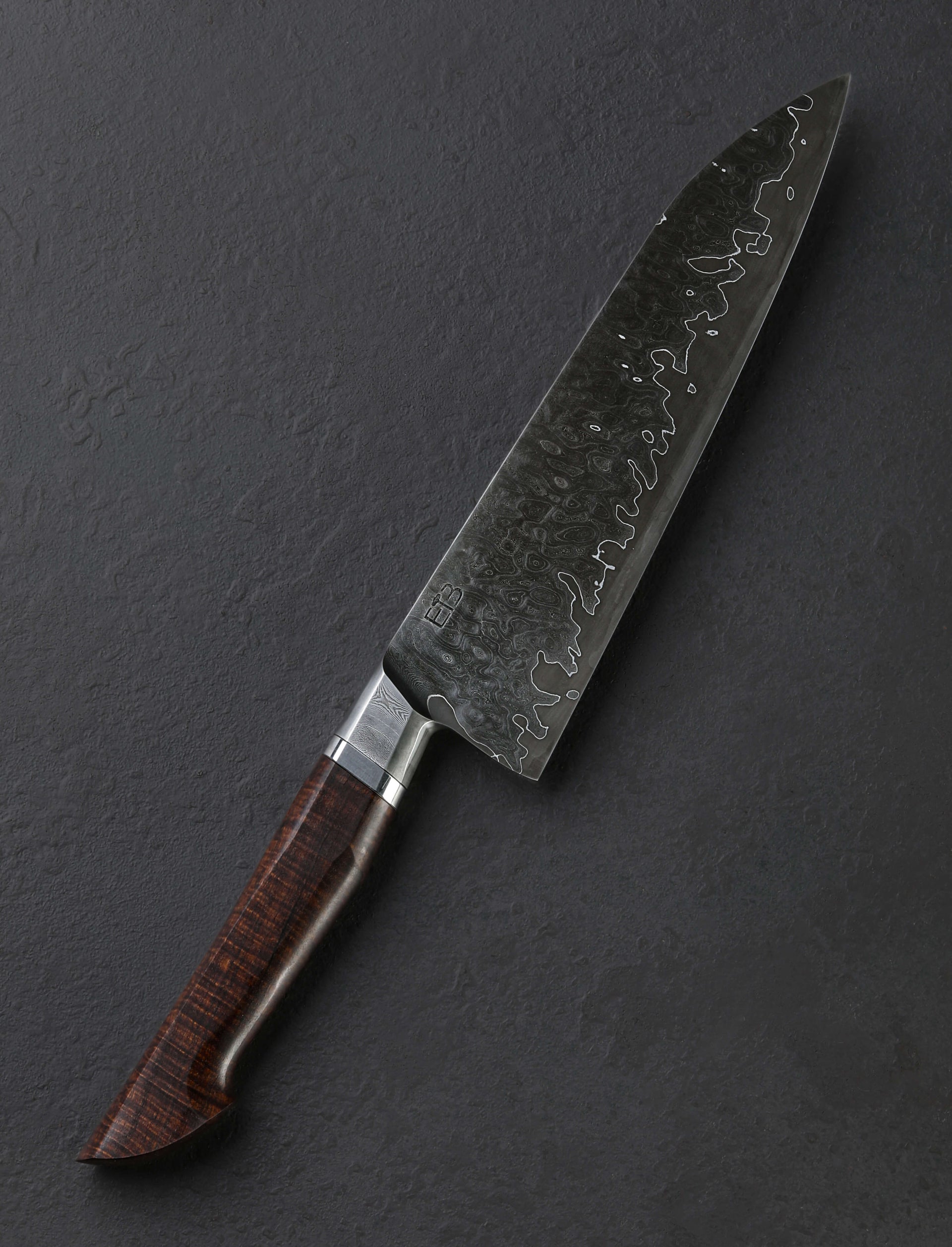 Jason Ellard - Tasmania Chef & Gyuto Gidgee Damascus Chef 205mm