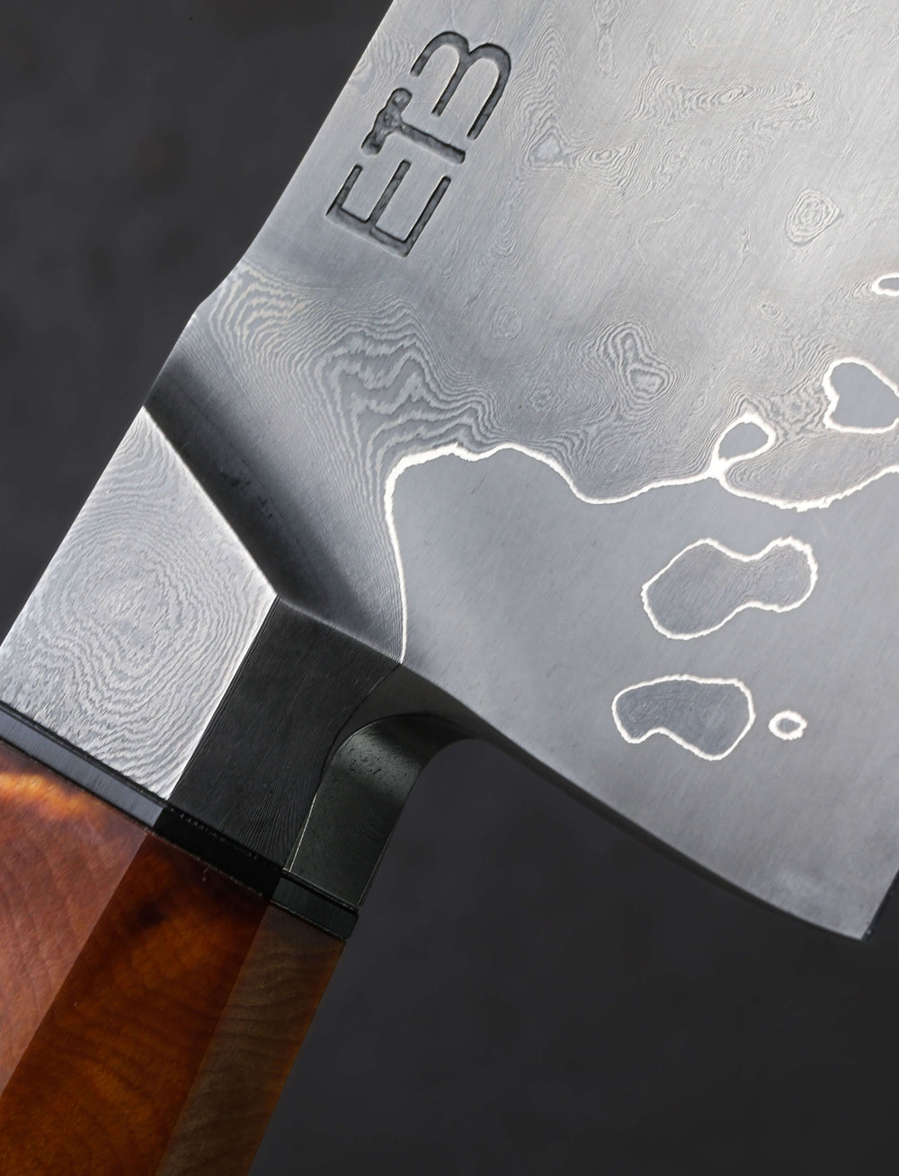 Jason Ellard - Tasmania Chef & Gyuto Huon Pine Damascus Chef 202mm
