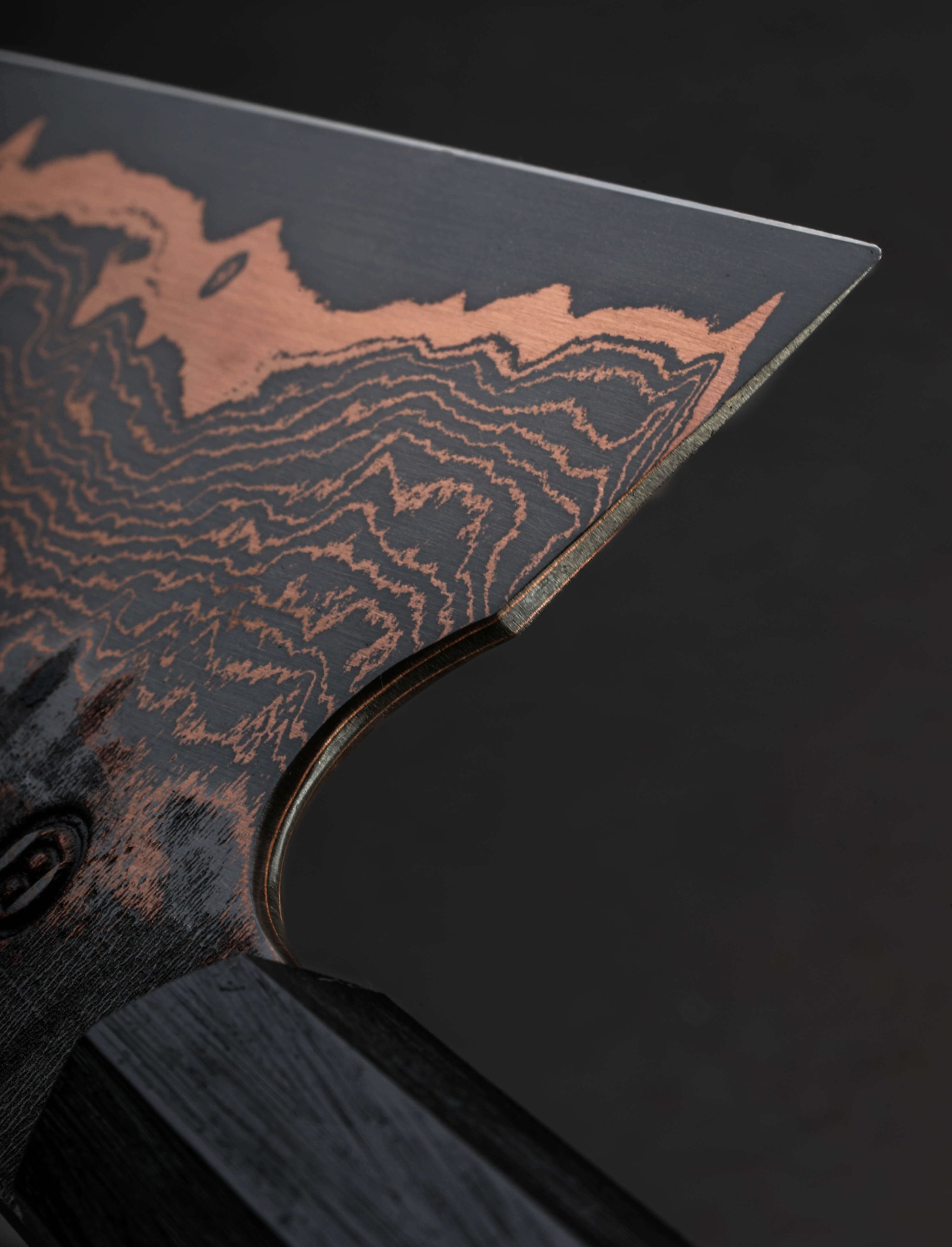 Jerarmie 'Jezz' Heywood - Australia Chef & Gyuto Copper Oblivion Gyuto 198mm