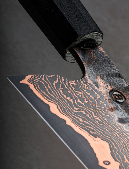 Jerarmie 'Jezz' Heywood - Australia Chef & Gyuto Copper Oblivion Gyuto 198mm