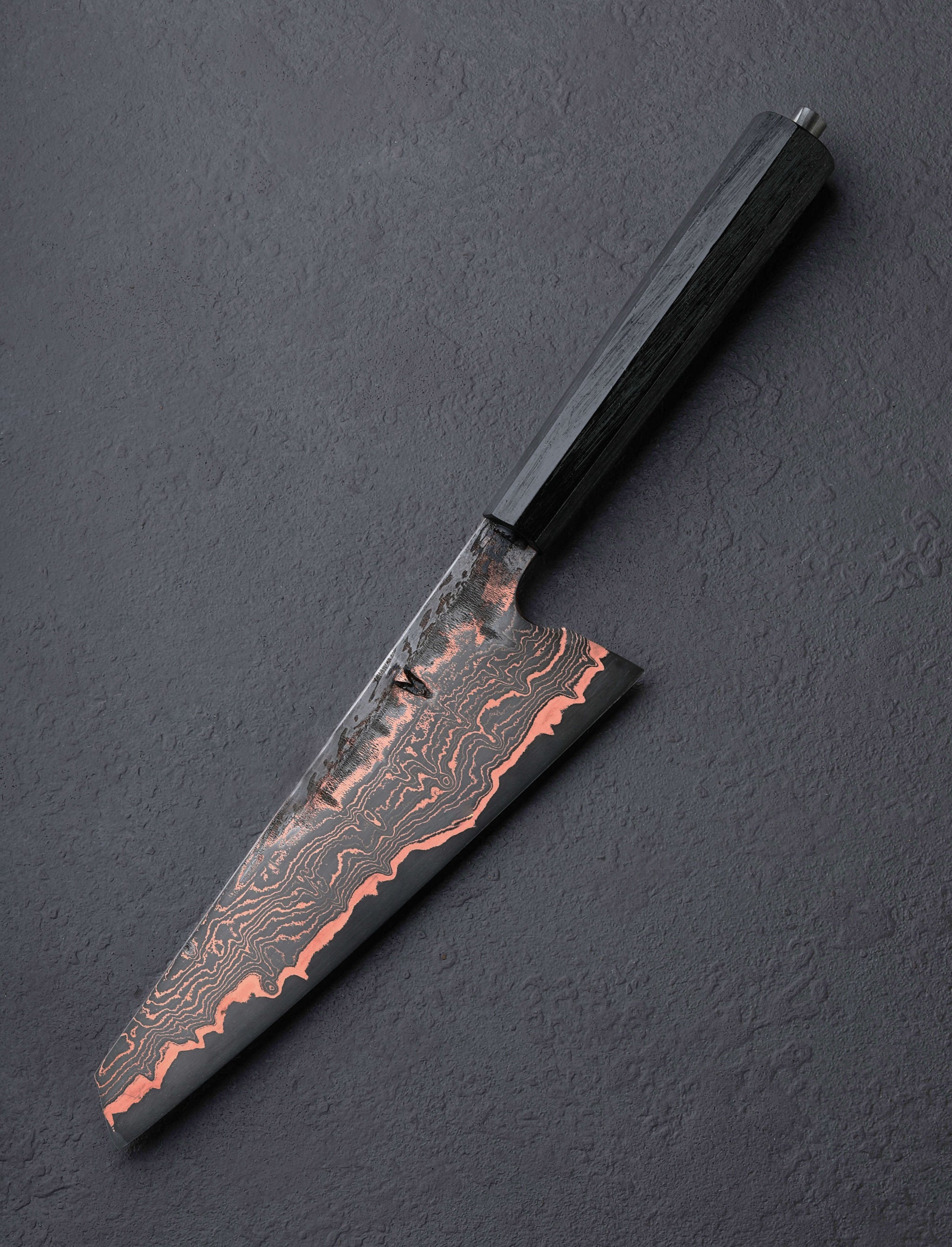 Jerarmie 'Jezz' Heywood - Australia Chef & Gyuto Copper Oblivion Gyuto 198mm