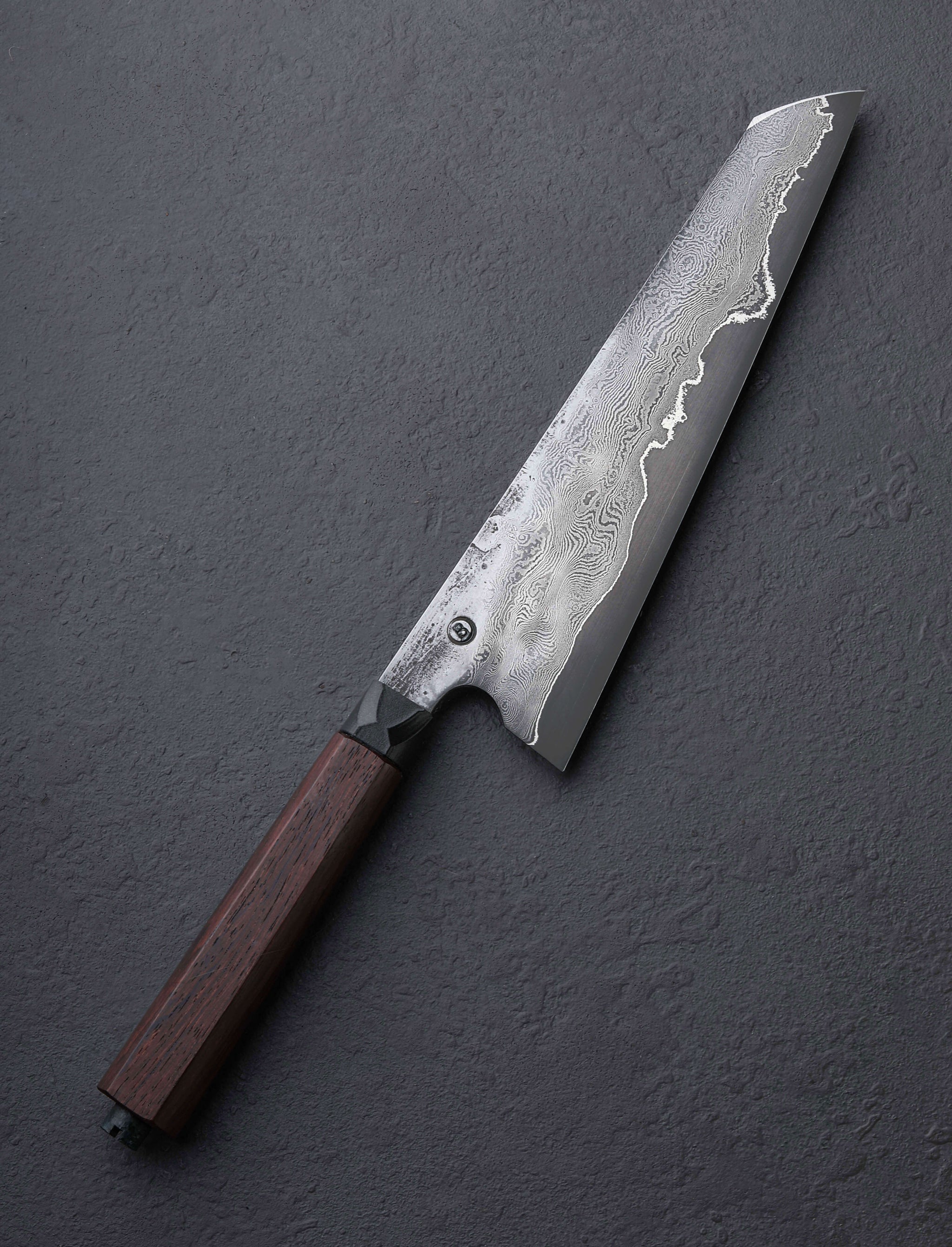 Jerarmie 'Jezz' Heywood - Australia Chef & Gyuto Rosewood Wootz Gyuto 225mm