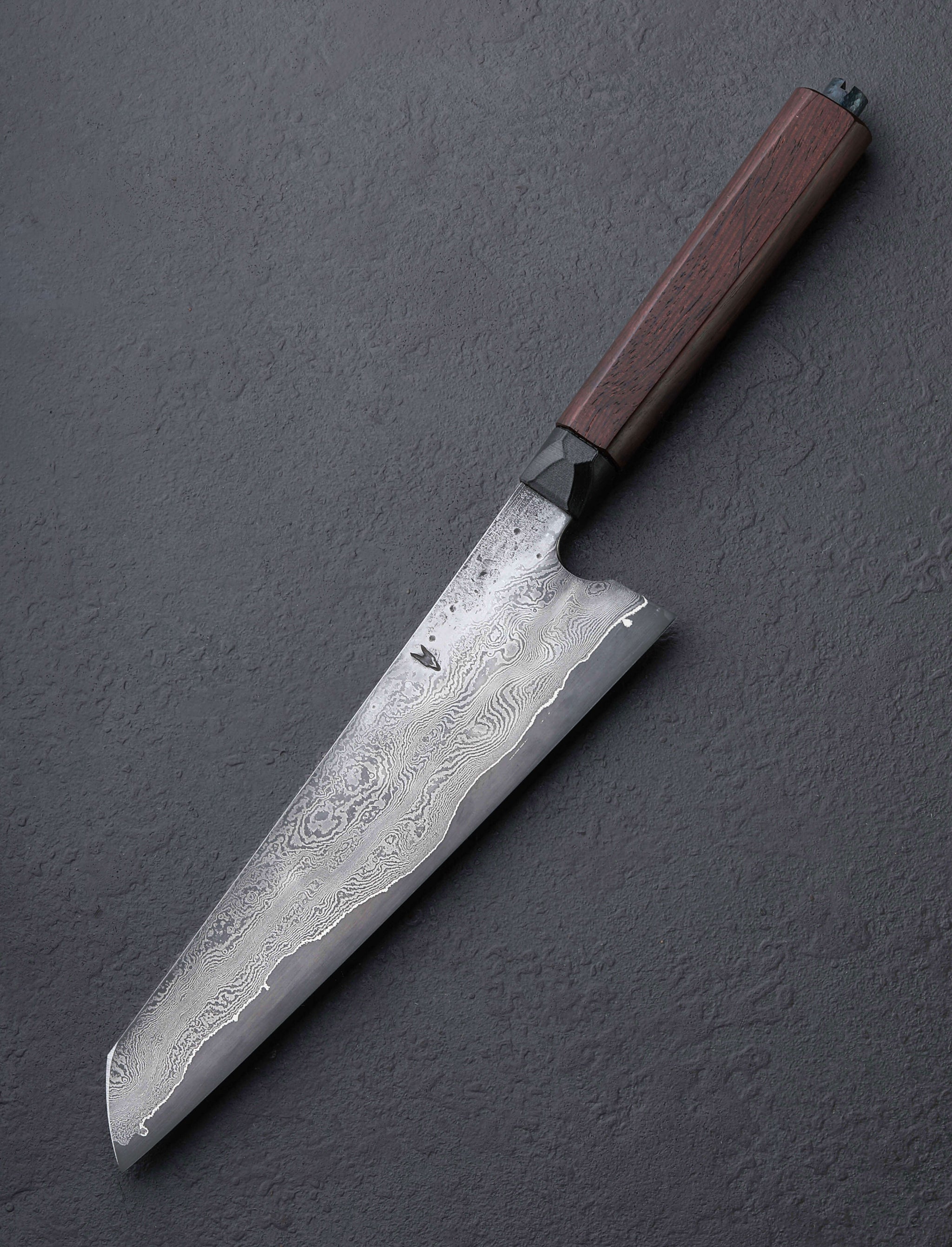 Jerarmie 'Jezz' Heywood - Australia Chef & Gyuto Rosewood Wootz Gyuto 225mm