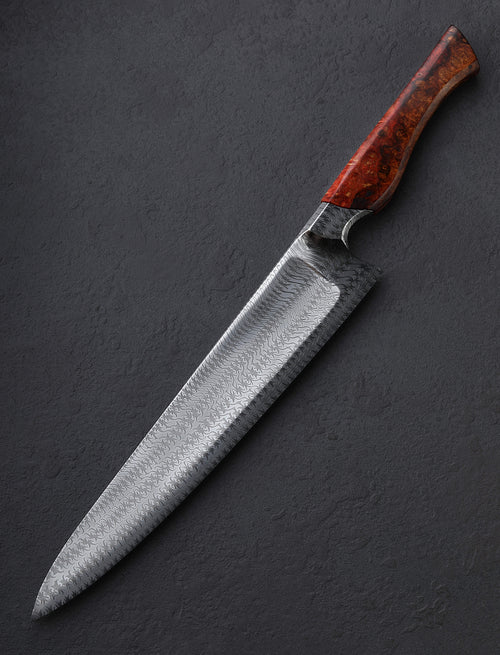 Jeroen Knippenberg - Netherlands Chef & Gyuto Red Shuriken Slicer 252mm