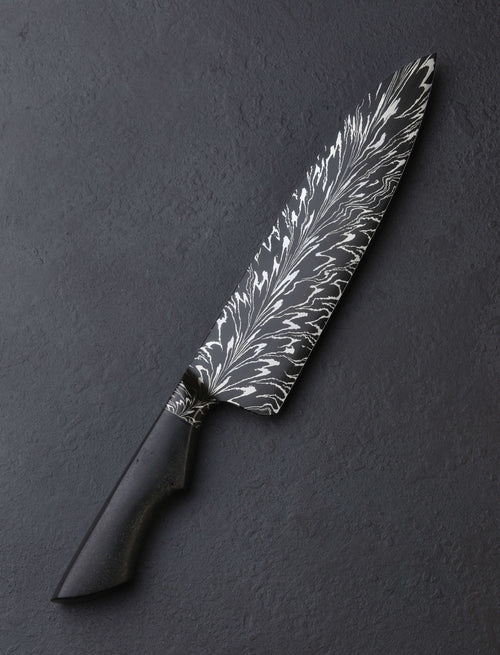 Joe Schrum - Missouri Chef & Gyuto Redgum Feathers Gyuto 210mm