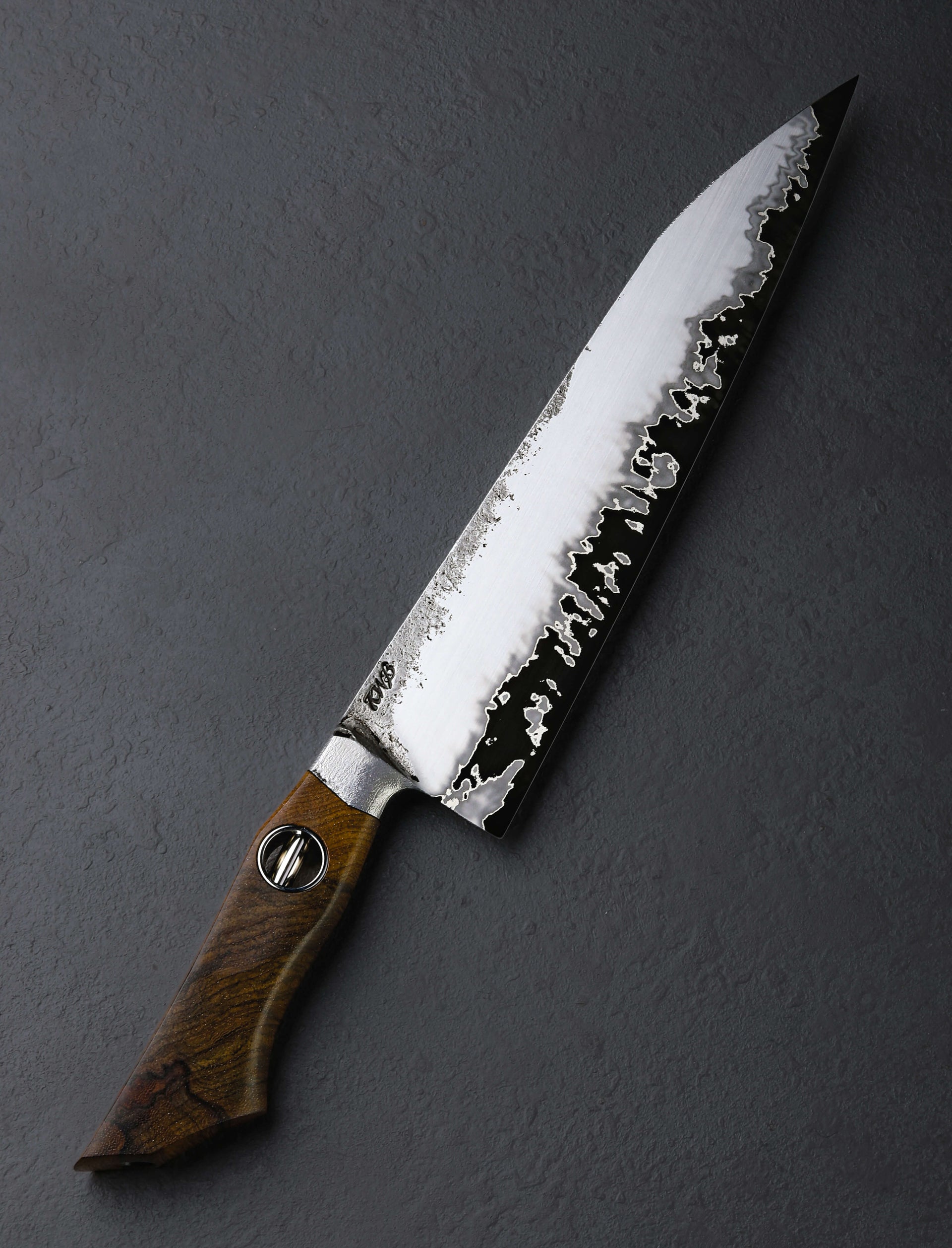 Korben Bloomfield - United Kingdom Chef & Gyuto Porthole GoMai Chef 257mm