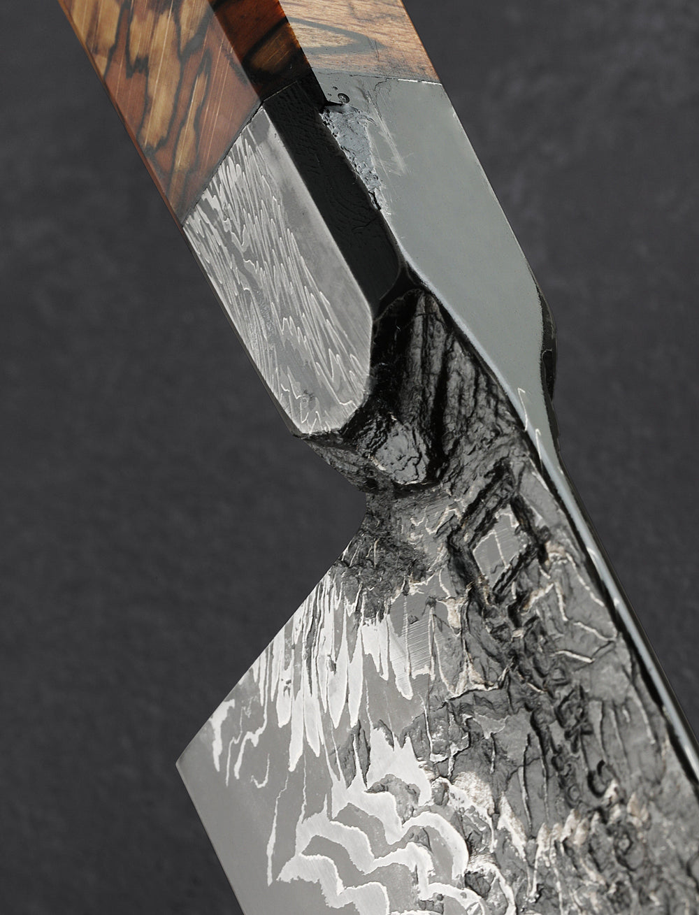 Leszek Sikon - England Chef & Gyuto Beech Damascus Gyuto 215mm