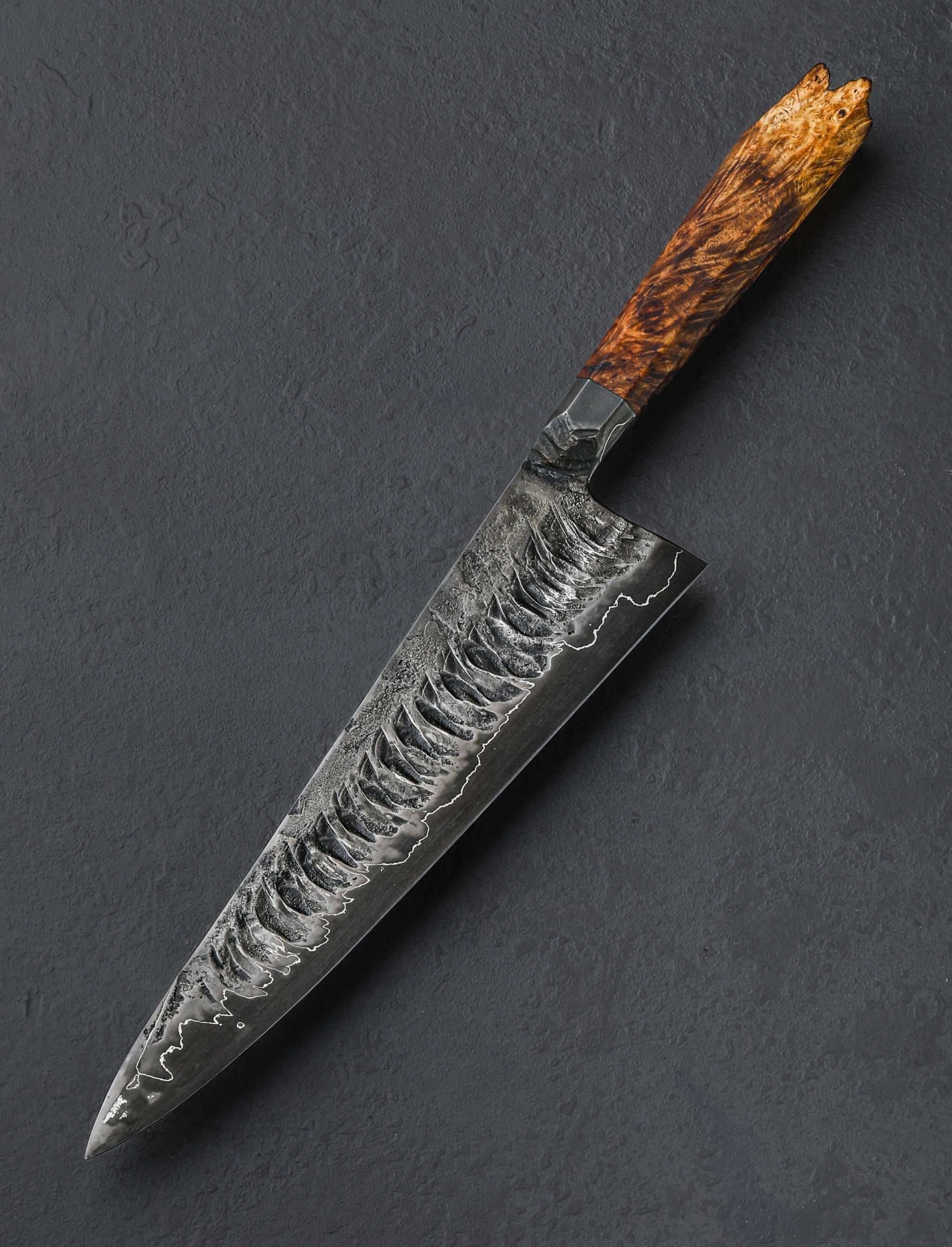 Leszek Sikon - England Chef & Gyuto Wave-Forged Compound Gyuto 238mm