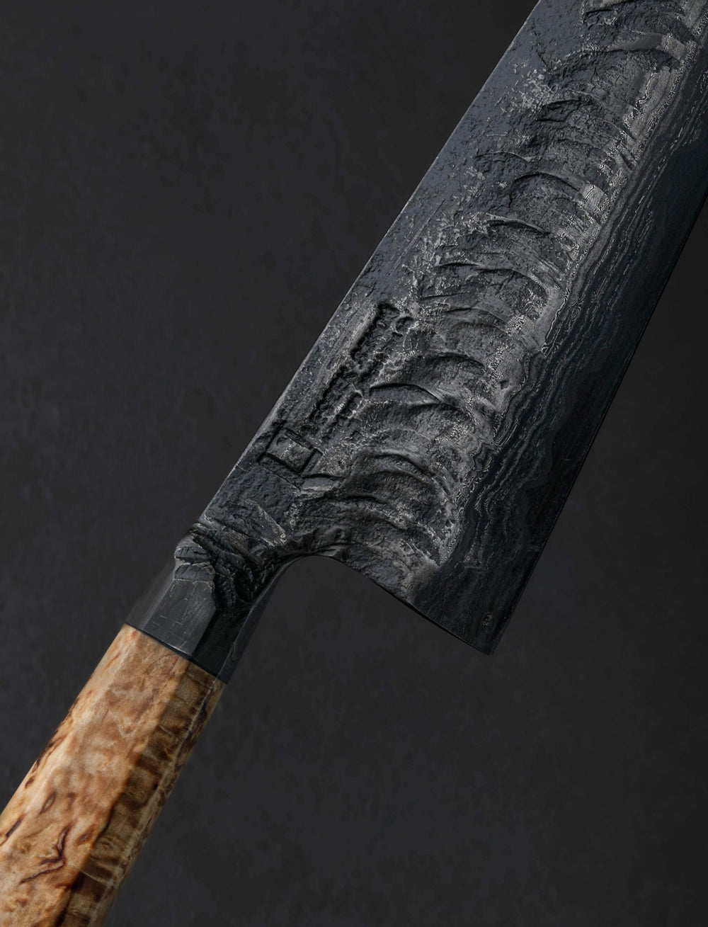 Leszek Sikon - England Chef & Gyuto Wave-Forged Damascus Gyuto 280mm
