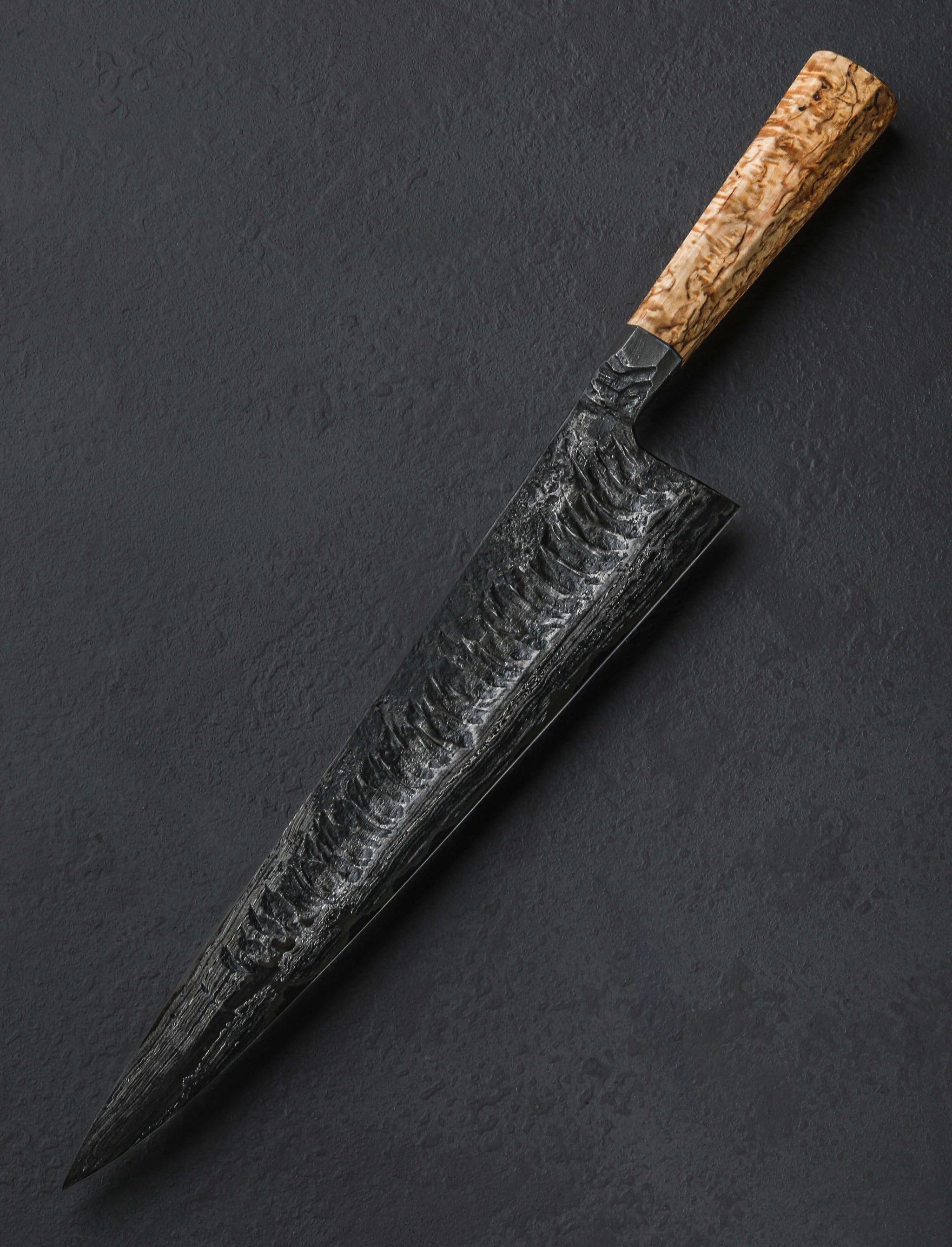 Leszek Sikon - England Chef & Gyuto Wave-Forged Damascus Gyuto 280mm