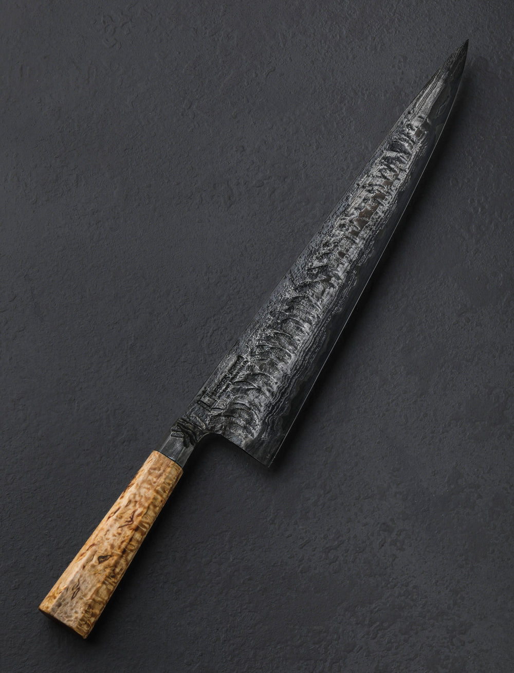 Leszek Sikon - England Chef & Gyuto Wave-Forged Damascus Gyuto 280mm