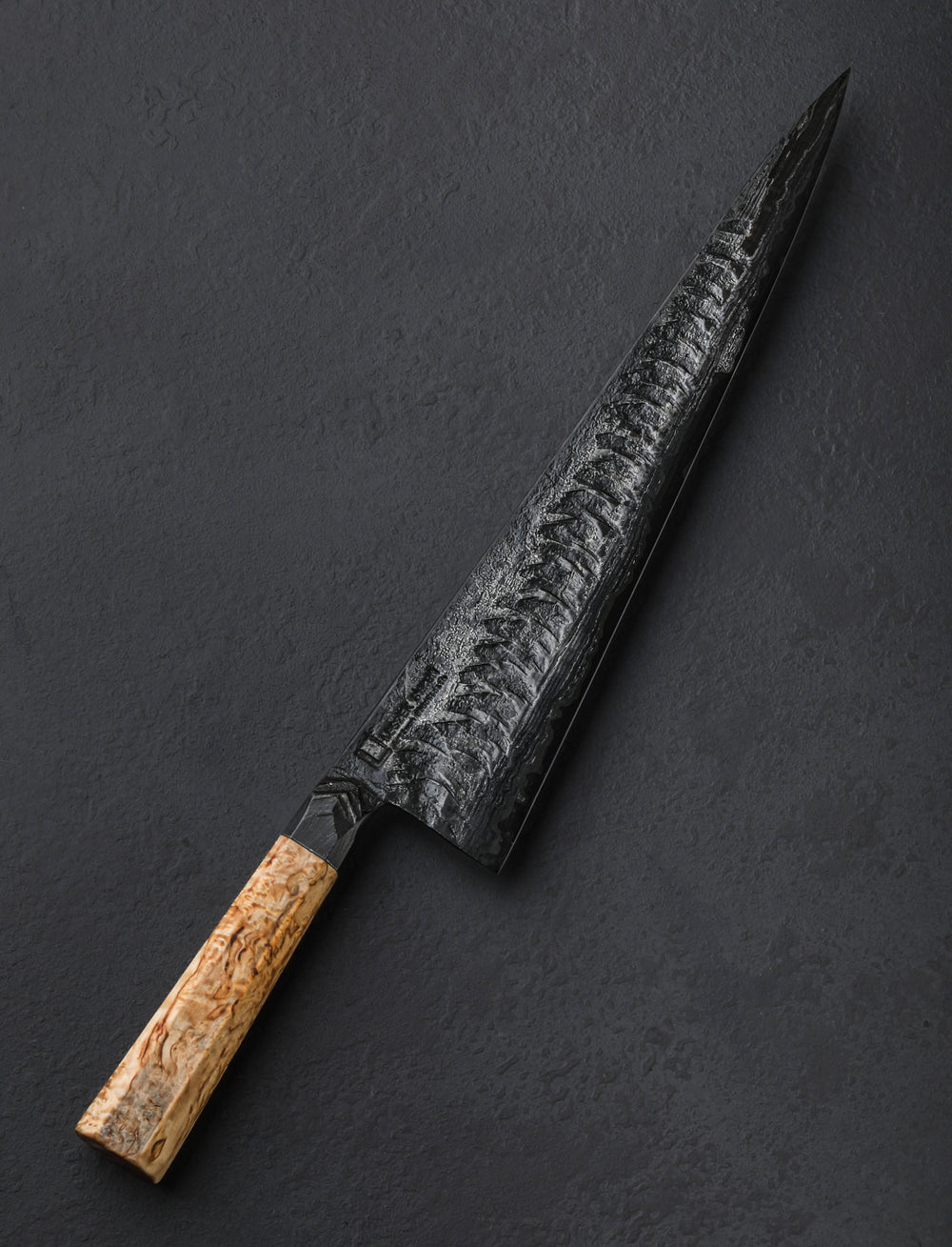 Leszek Sikon - England Chef & Gyuto Wave-Forged Damascus Gyuto 285mm