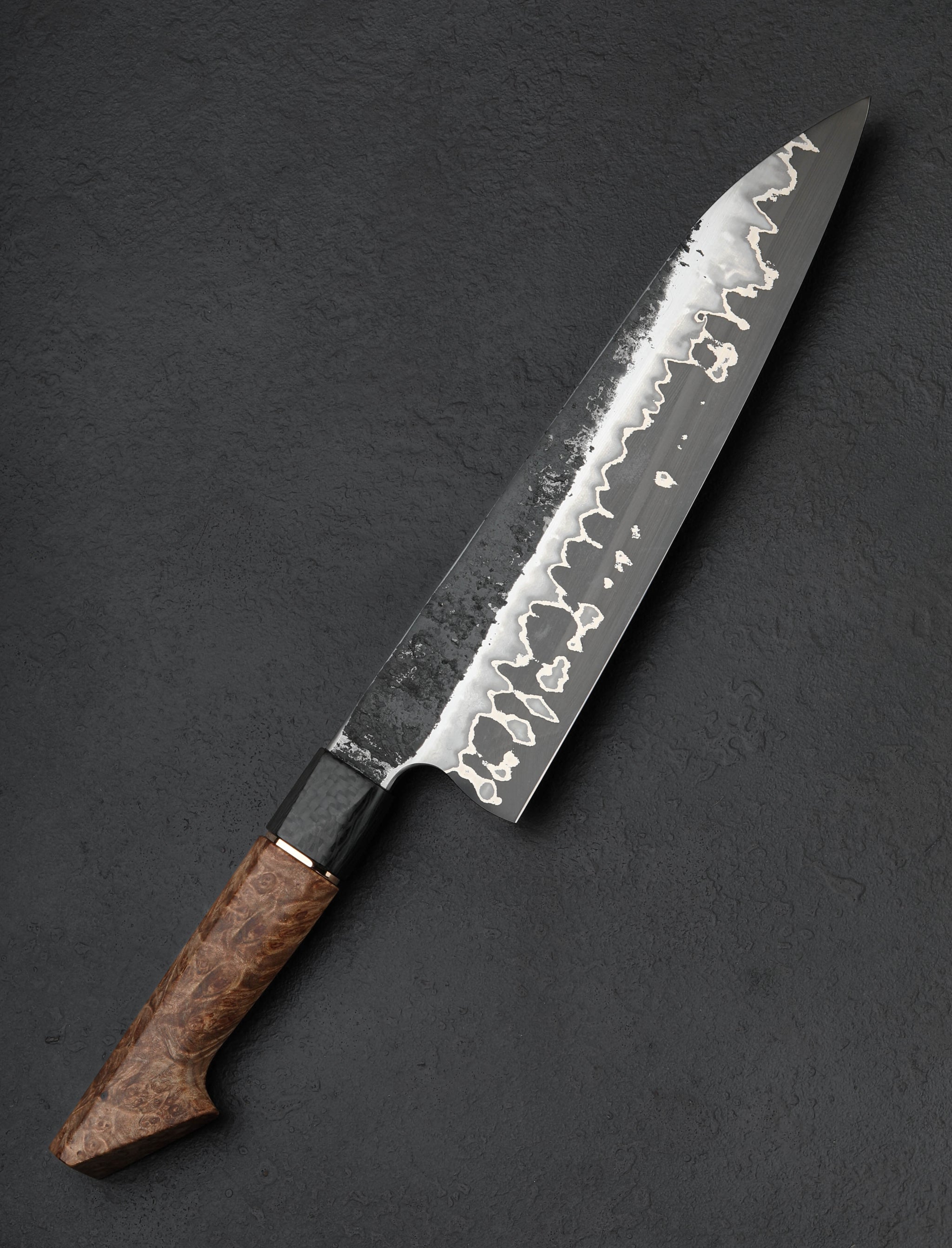 Lew Griffin - Ireland Chef & Gyuto Bronze Maple Chef 235mm