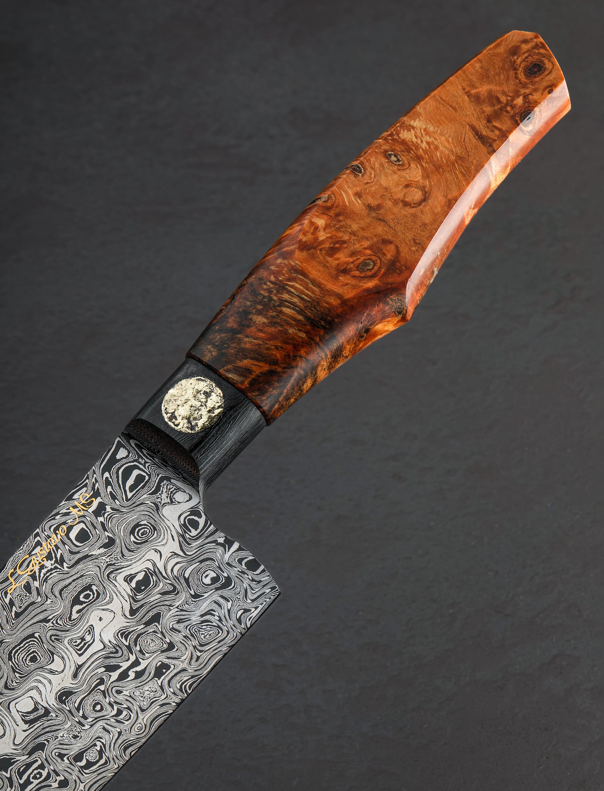 Luiz Gustavo Gonçalves - Brazil Chef & Gyuto Golden Moonlight Chef 240mm