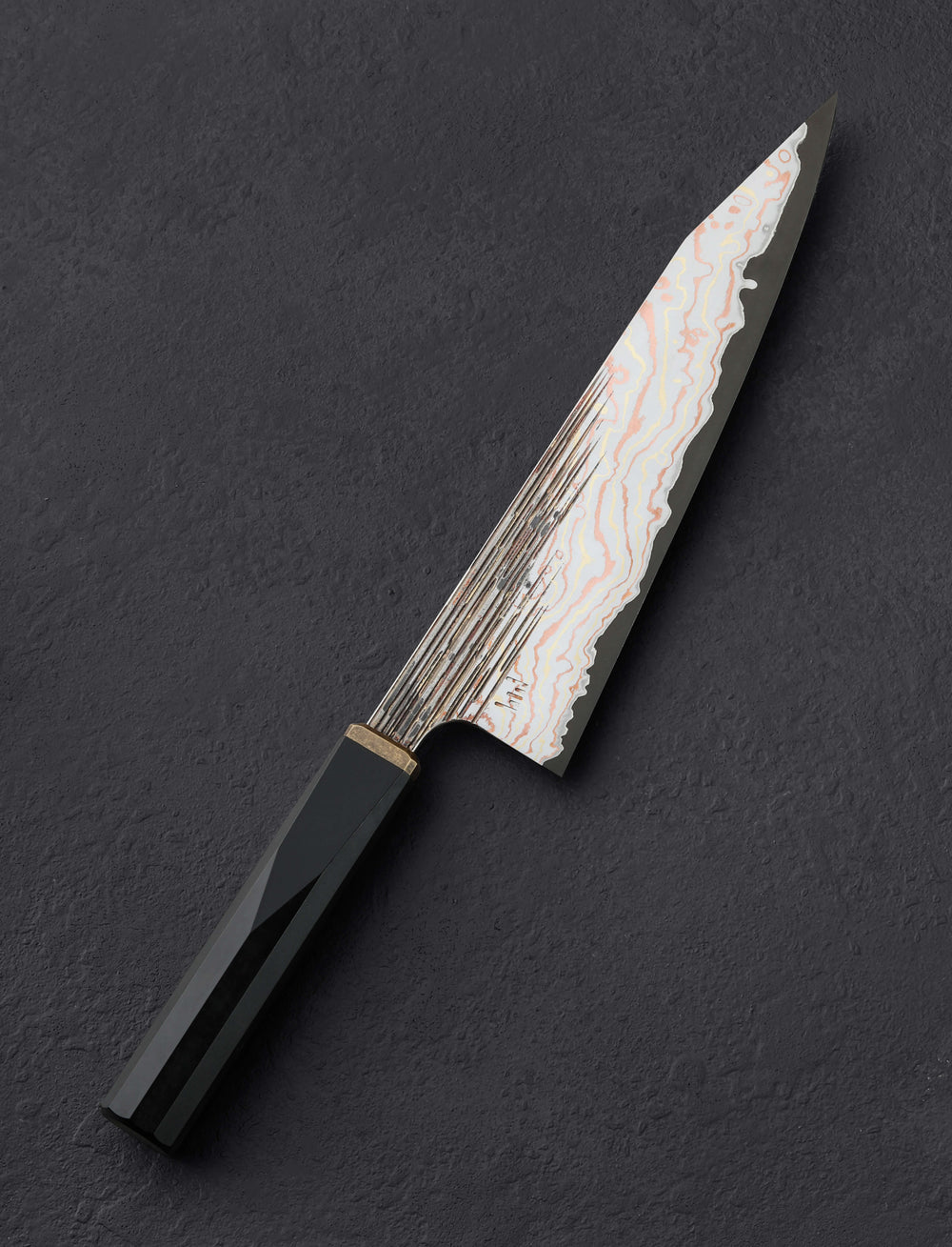 Luke Scheepers - Australia Chef & Gyuto Micarta Yu-Shoku Gyuto 223mm