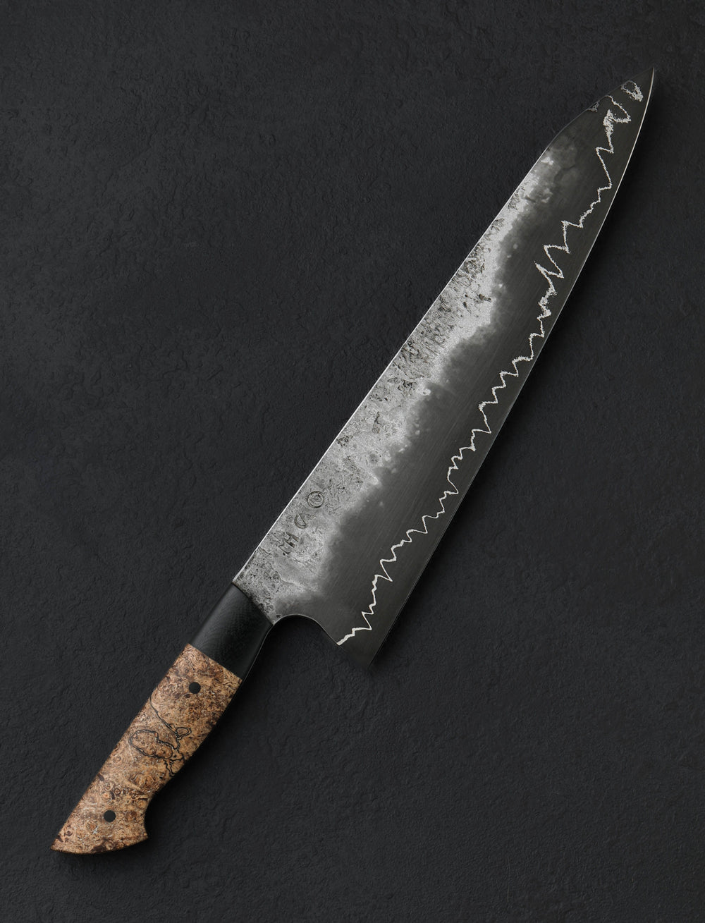 Martin Huber - Austria Chef & Gyuto Black Ash Silverline Chef 240mm