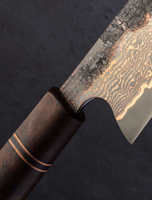 Martin Huber - Austria Chef & Gyuto Copper Damascus Gyuto 240mm