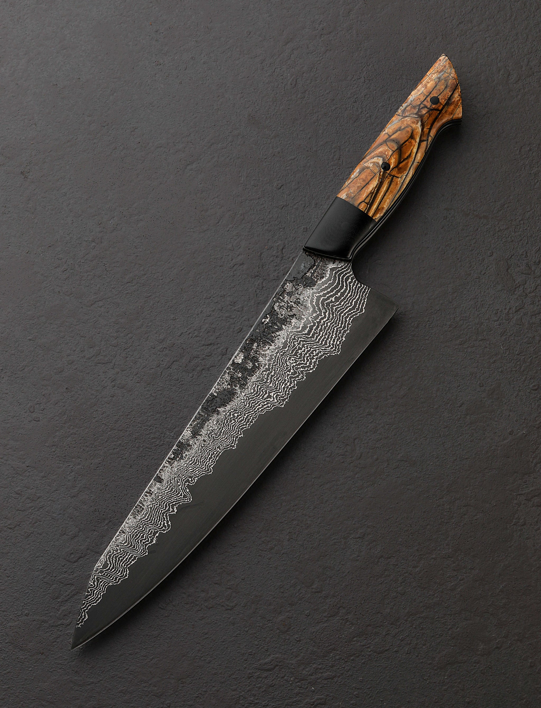 Martin Huber - Austria Chef & Gyuto Mammoth Nickel Chef 228mm