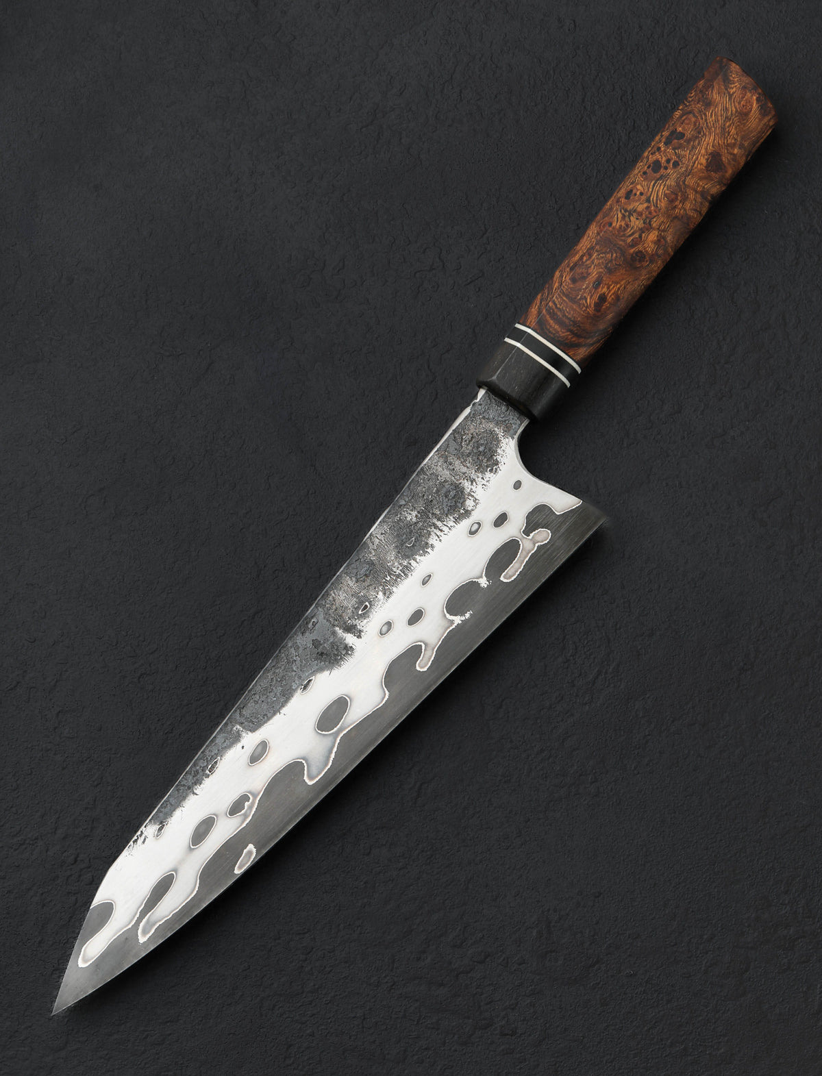 Martin Huber - Austria Chef & Gyuto Raindrop Ironwood Gyuto 230mm