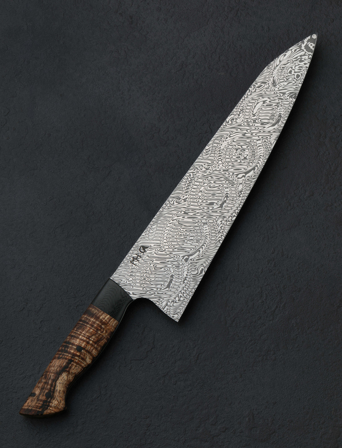 Martin Huber - Austria Chef & Gyuto Vortex Acacia Gyuto 238mm