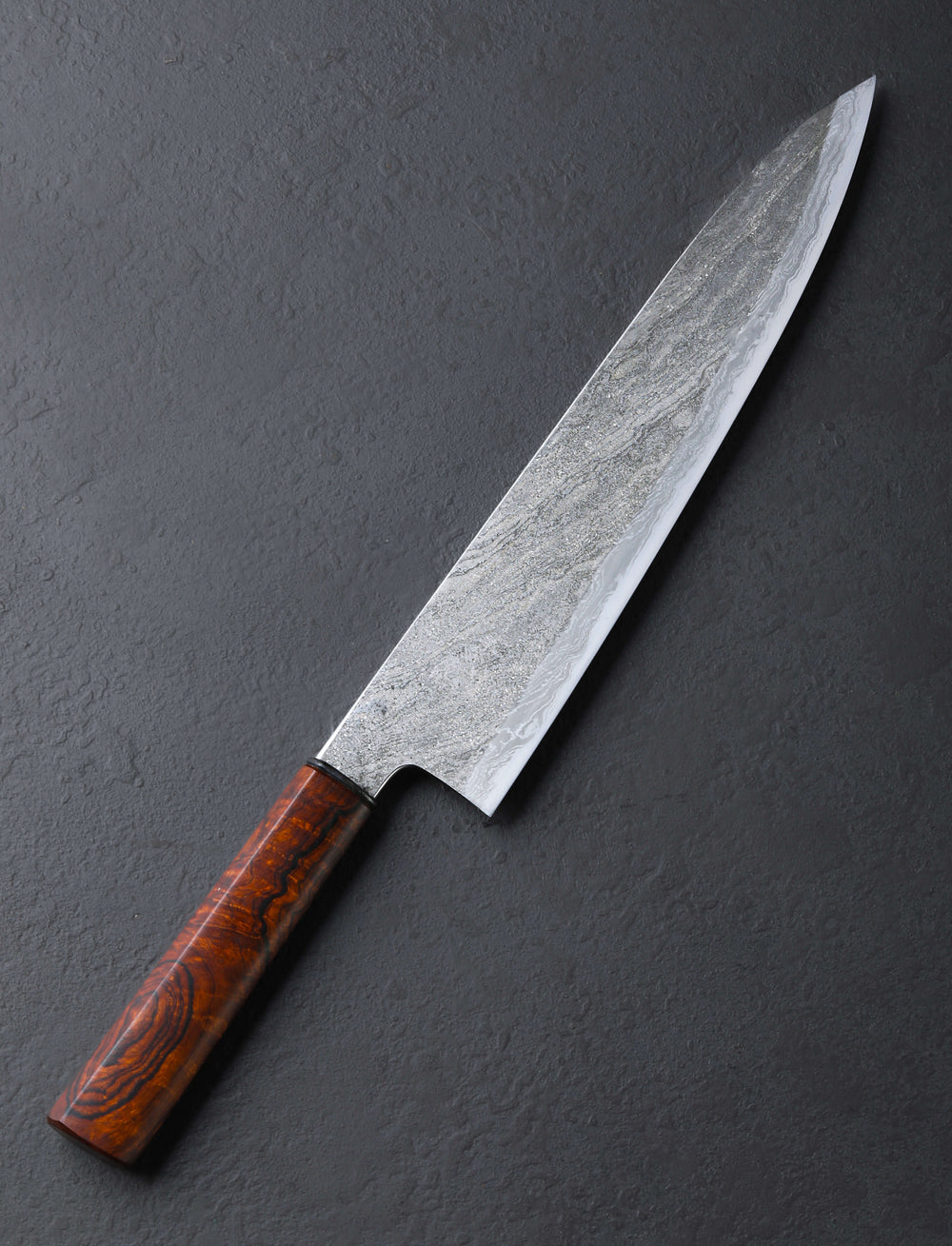 Milan Gravier - France Chef & Gyuto Ironwood Twist Gyuto 261mm