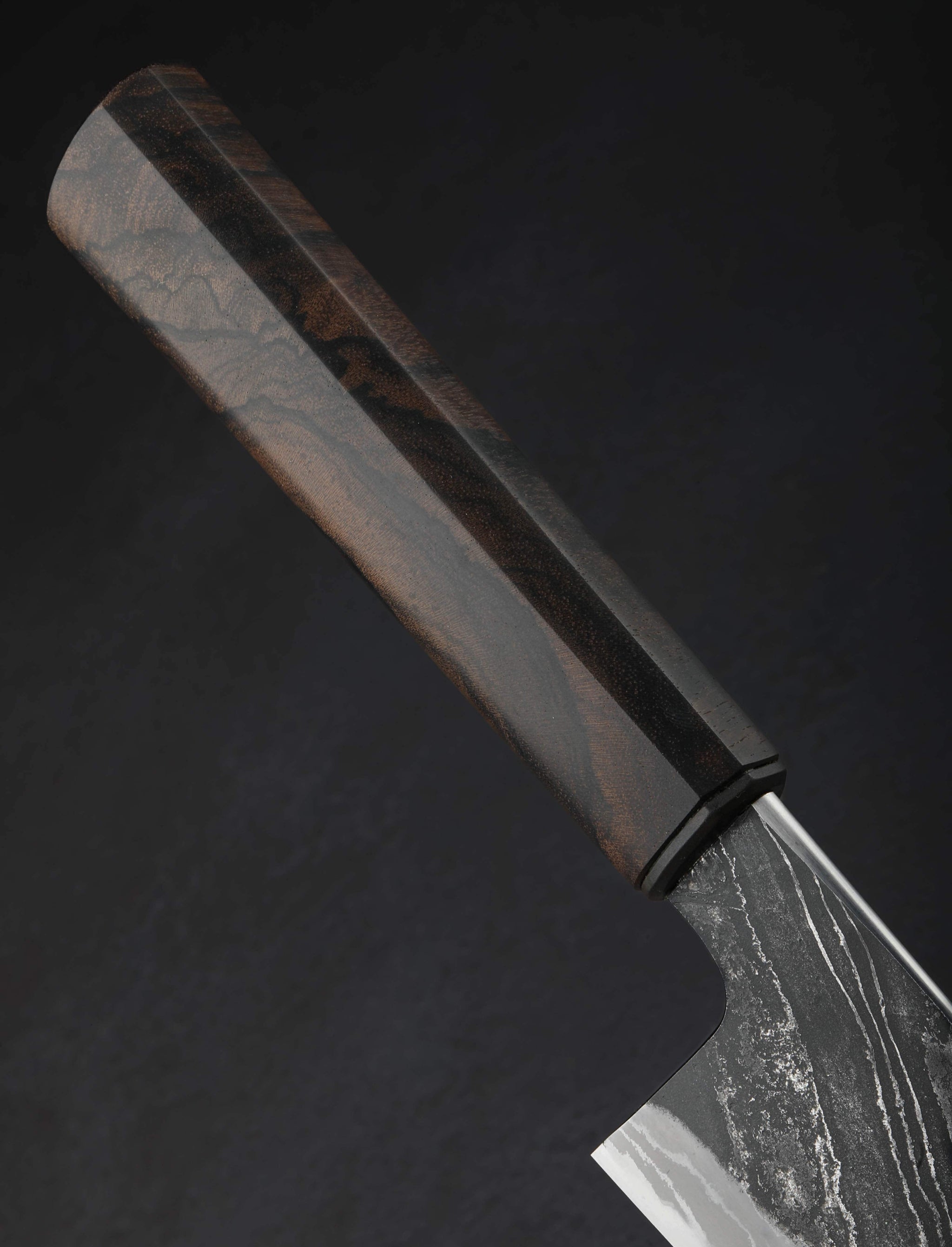 Milan Gravier - France Chef & Gyuto Marbre Noir Zirocote Gyuto 216mm