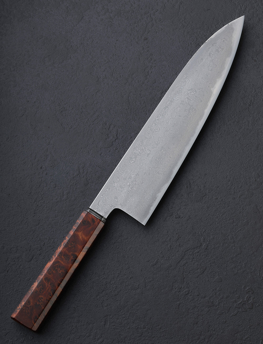 Milan Gravier - France Chef & Gyuto Milan Thuya Burl Gyuto 234mm