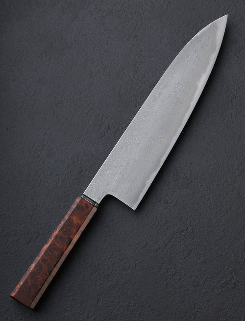 Milan Gravier - France Chef & Gyuto Milan Thuya Burl Gyuto 234mm
