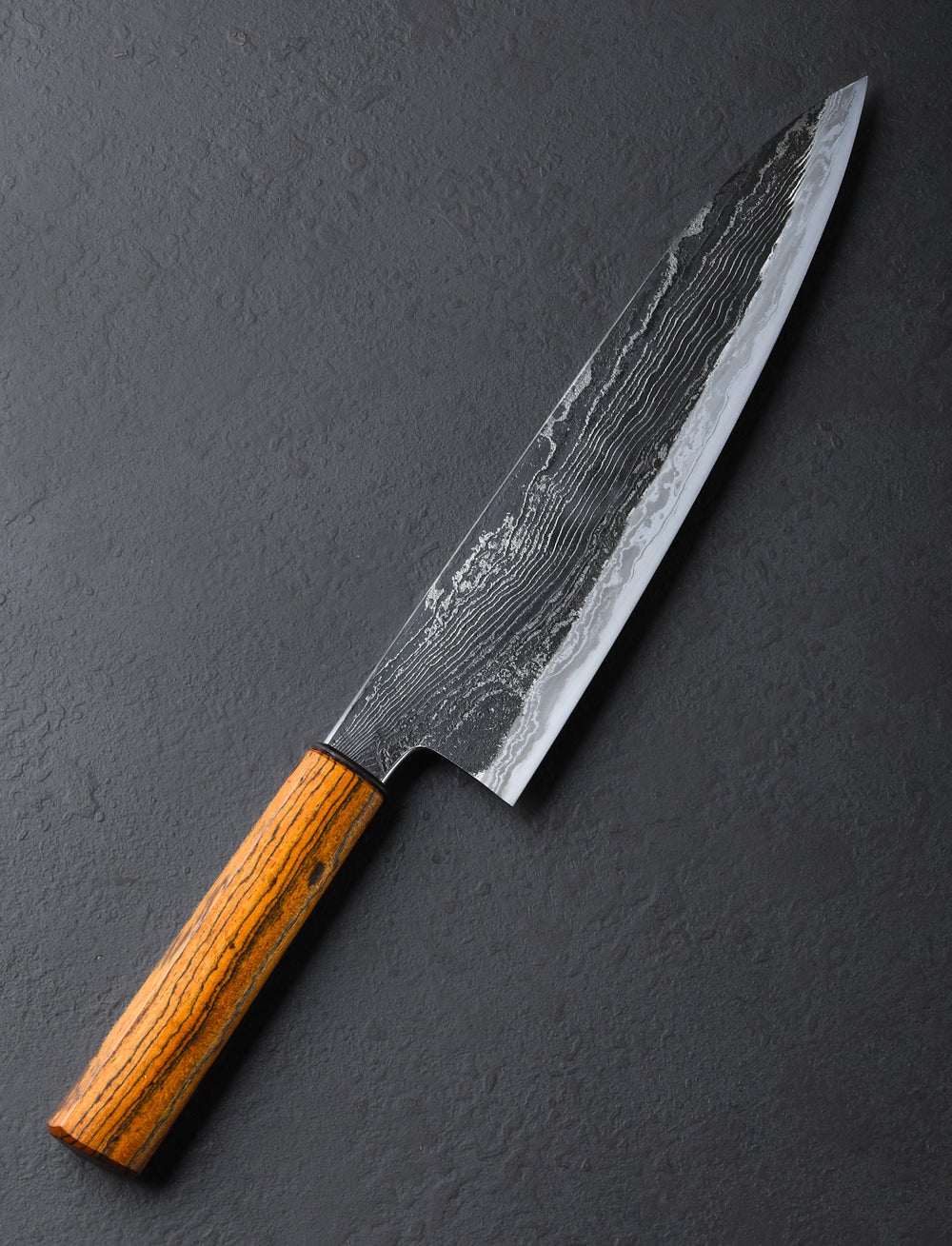 Milan Gravier - France Chef & Gyuto Stacked Bocote Gyuto 240mm