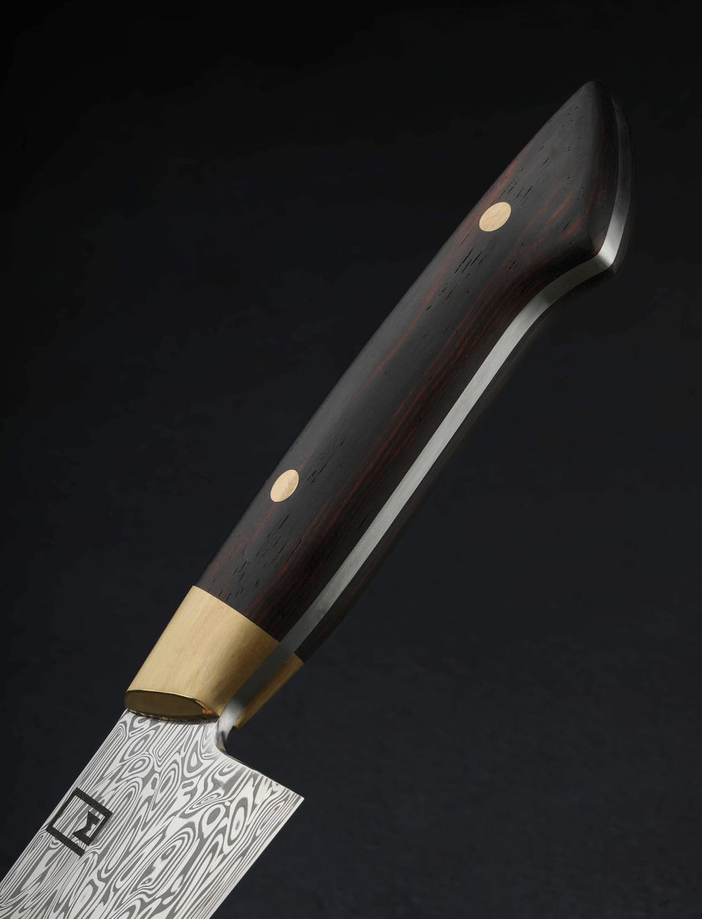 Monolith Knives - Virginia Chef & Gyuto Dense Twist Walnut Chef 228mm