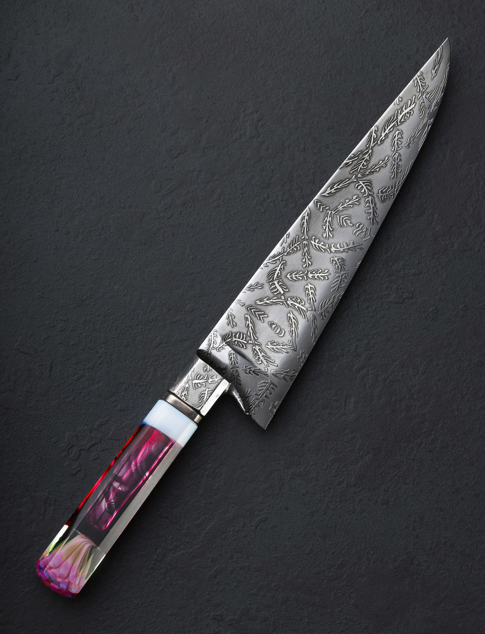 Nick Anderson - California Chef & Gyuto Flower Fire Orchids Chef 200mm
