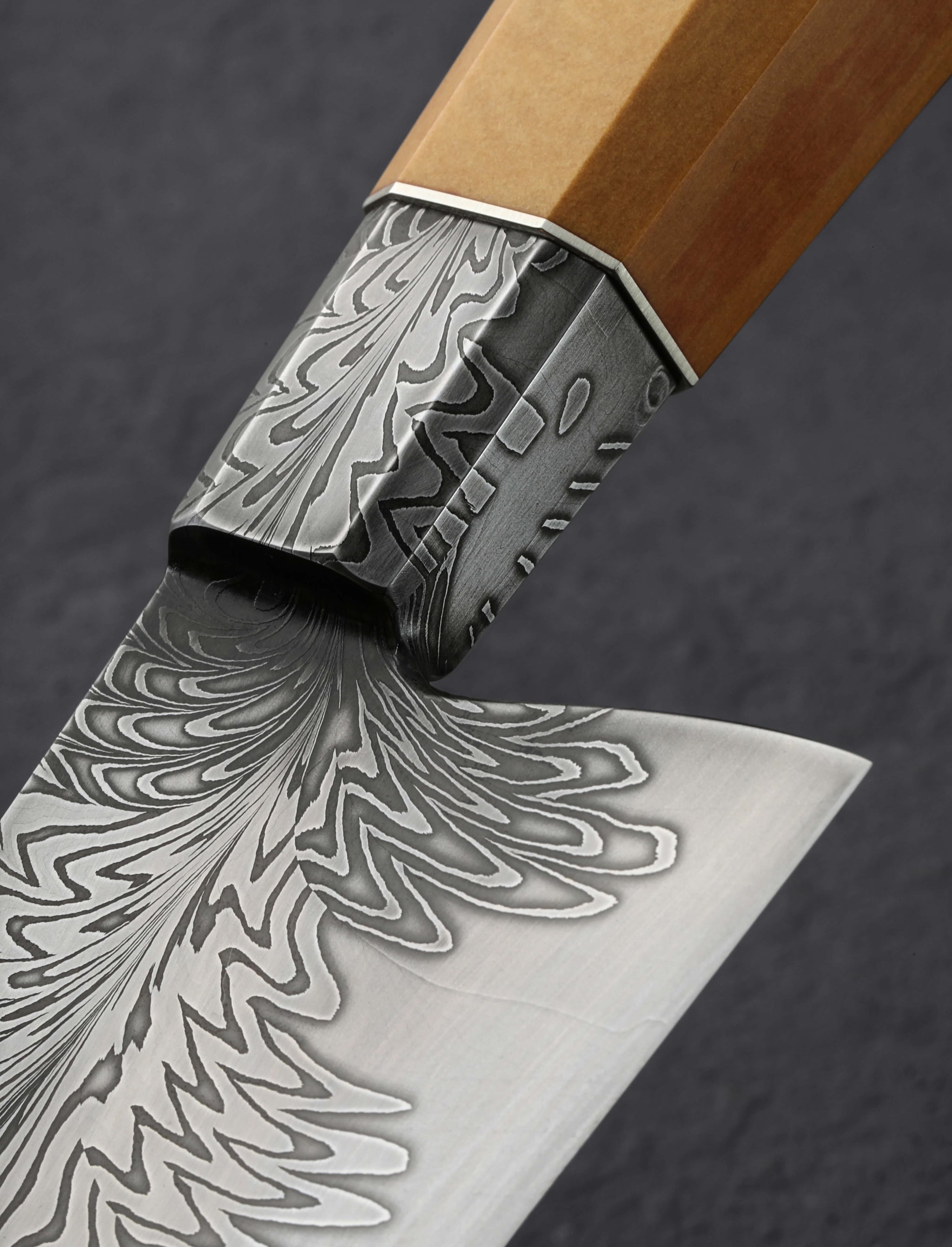 Gyuto / Chef's knife Wrought Iron San-Mai — Nouko Knives