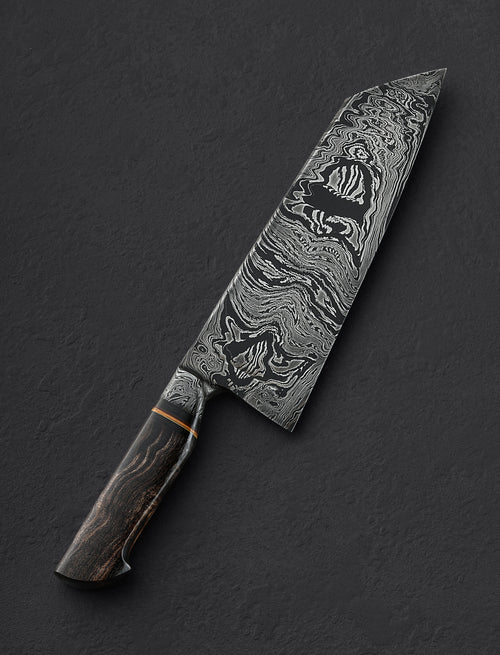 Nick Anger - Vermont Chef & Gyuto Aether Damascus Chef 210mm