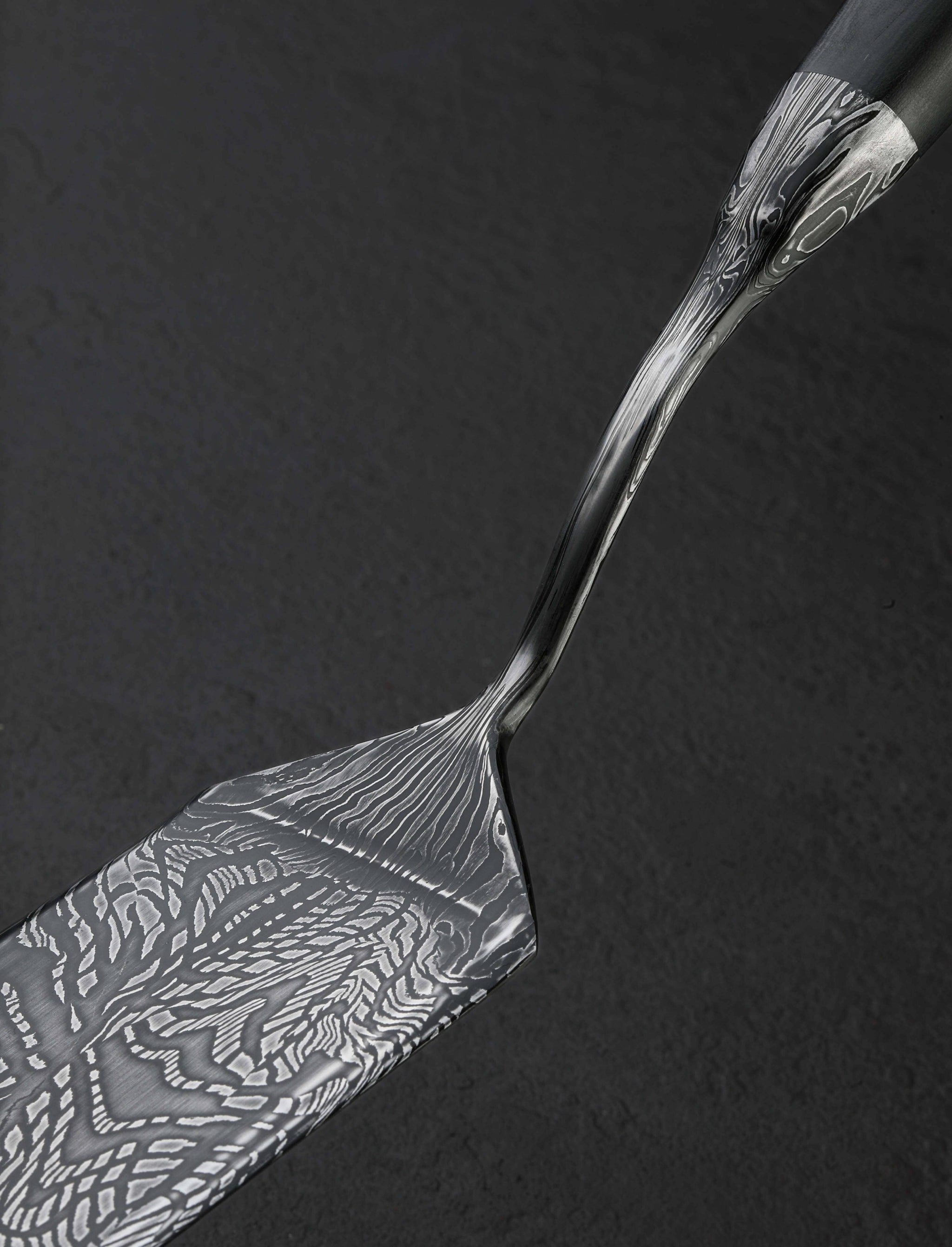 Nick Anger - Vermont Chef & Gyuto Anger Damascus Chef Spatula